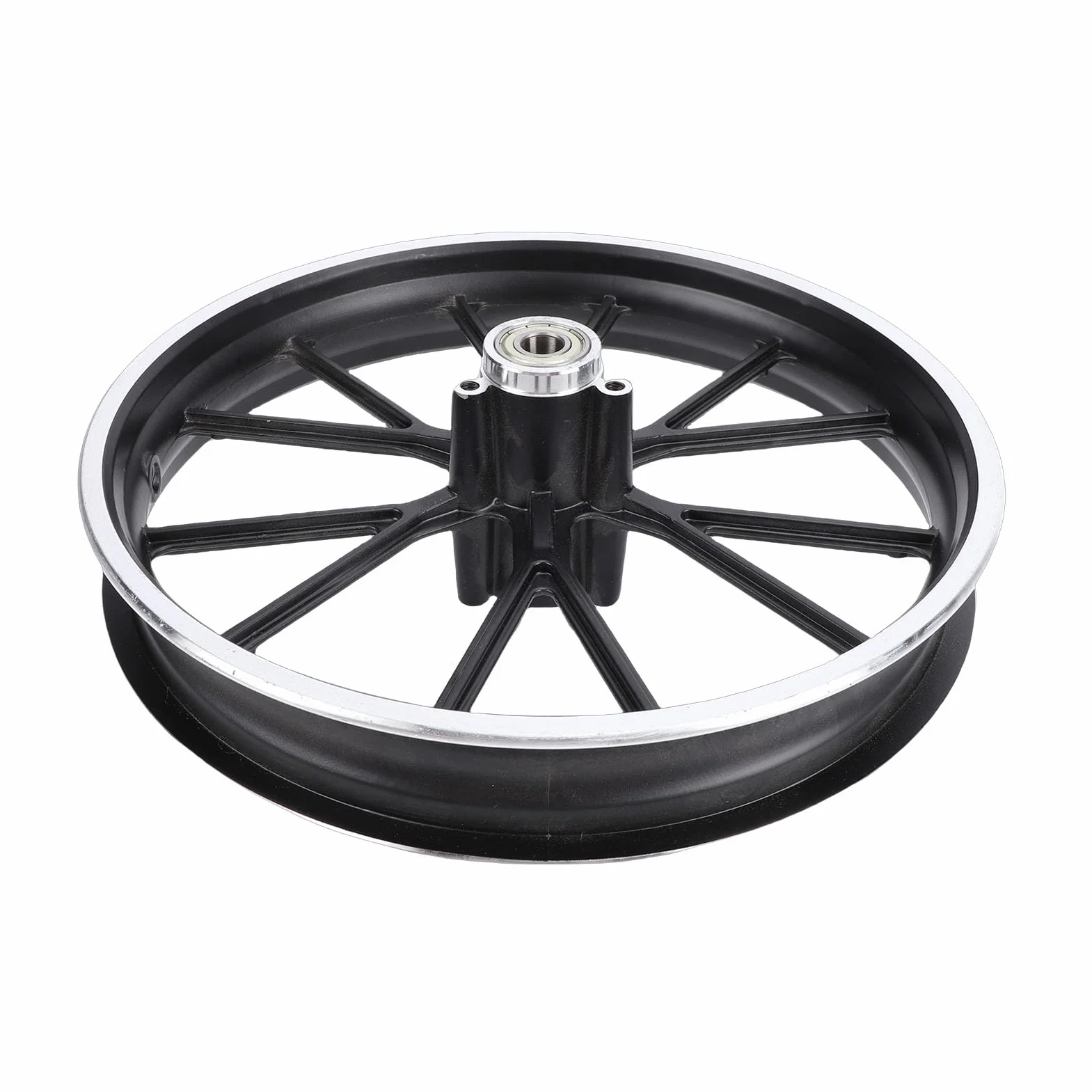 Cerchio in Lega di Alluminio 2.50-10 per Mini Bici Elettrica Pocket Bike Dirt Bike Ruota Posteriore 10 Pollici