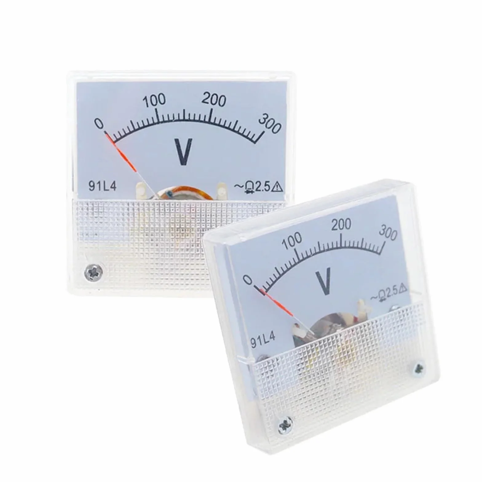 amperometro 91L4 AC 0-150V 250V 300V 450V Misuratore di Tensione analogico del Pannello Voltmetro Misuratore 91L4 AC 0-150V(300V)