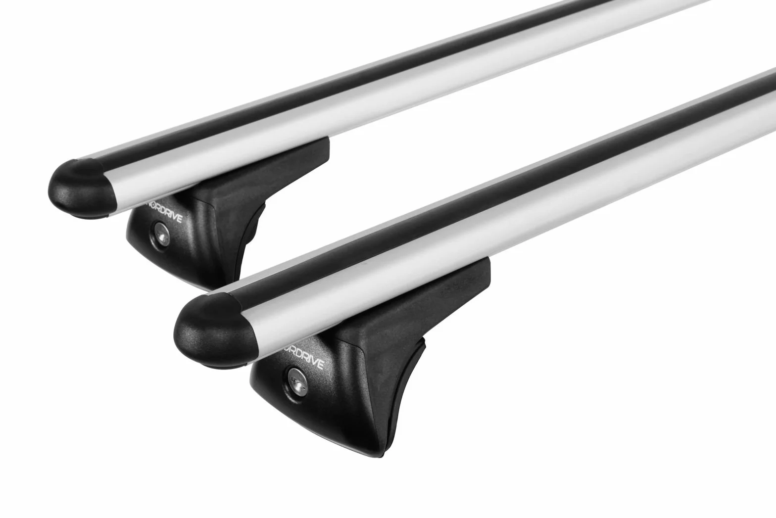 NORDRIVE N15055 Barre in-Rail in Alluminio per Vetture con Railing Integrato