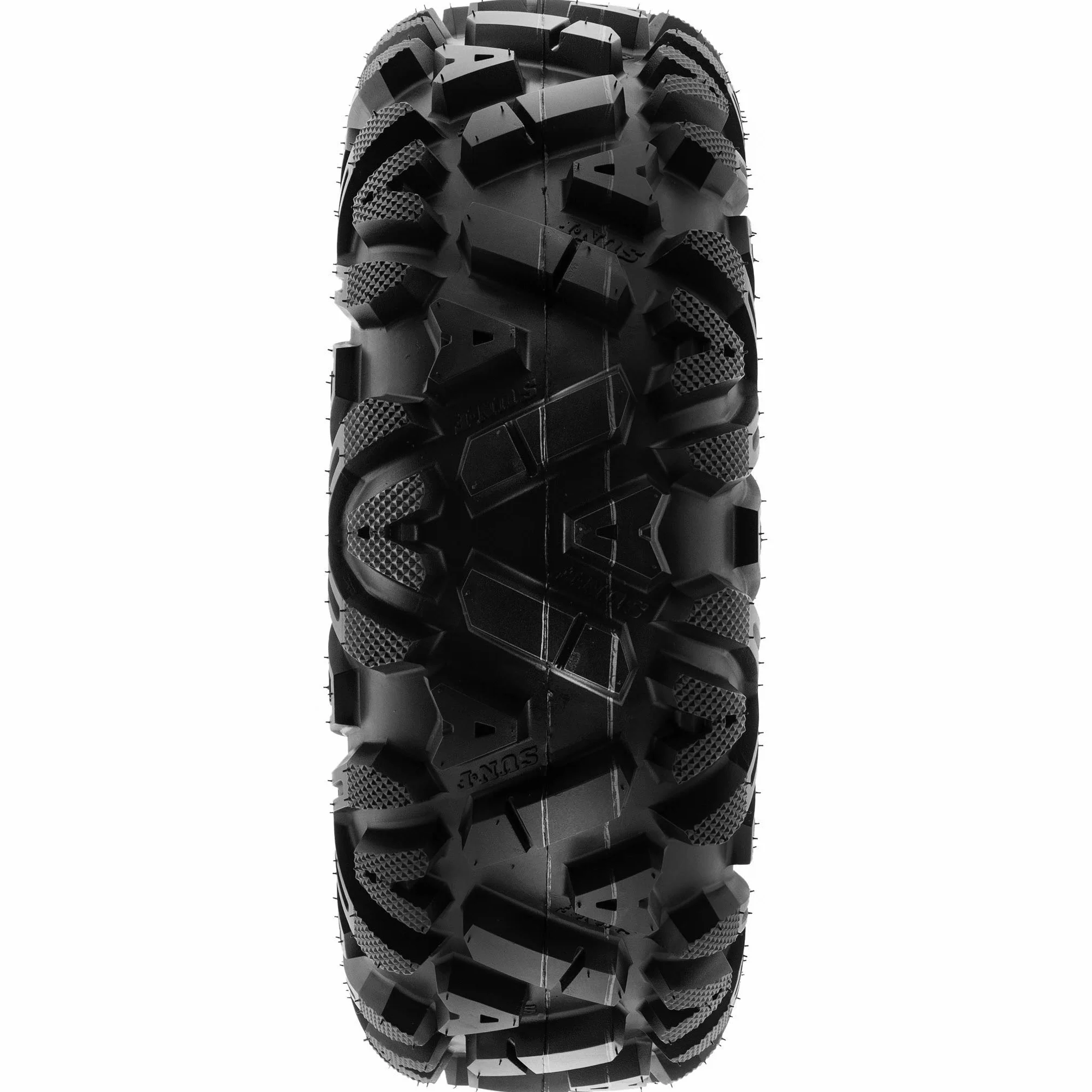 SunF A033 25x8-12 25x8x12 Quad ATV UTV Pneumatici, 6 PR, Tubeless Quad Pneumatici POWER I E4 Mark, set di 2