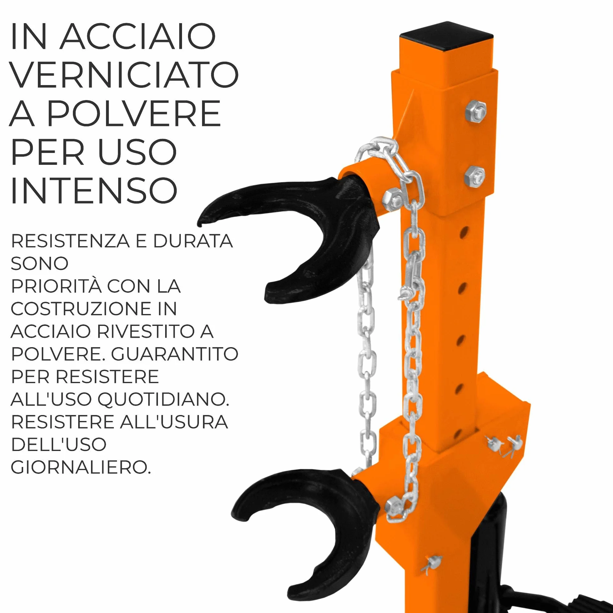 Compressore Idraulico Per Molle Da 3 Tonnellate Di Capacità Di Carico 8 Livelli Regolabili In Altezza Pedale In Acciaio Riparazione Auto Furgoni 2 X Grandi E 2 X Piccoli Collegamenti Di Chiusura