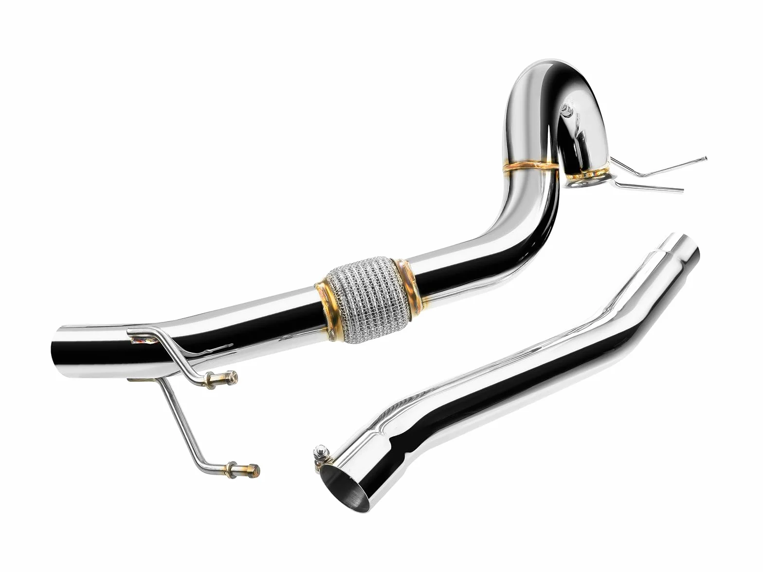 fmic.eu PERFORMANCE Downpipe per VOLKSWAGEN Passat 1.9 2.0 TDI B6 2006-2011 tubo di scarico Acciaio inossidabile Auto Tubo Scarico