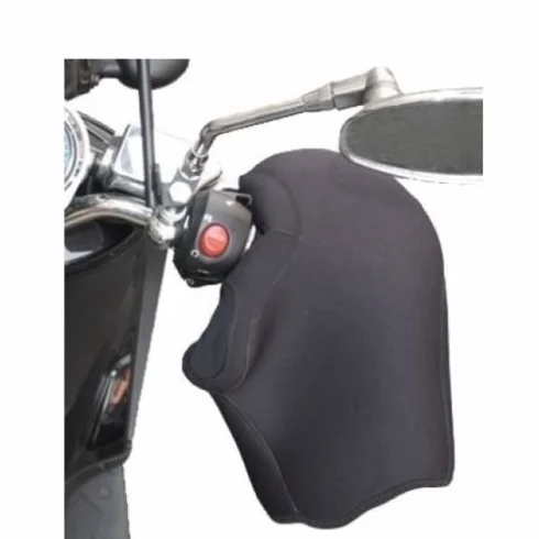 COPRIMANOPOLE FELPATO TERMICO IN NEOPRENE OJ C010 MANOPOLE PER MOTO SCOOTER UNIVERSALE MINI PRO HAND IMBOTTITO