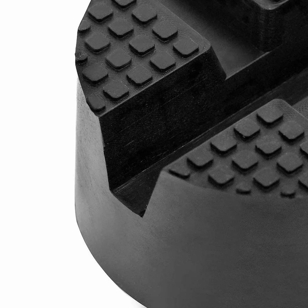 DEDC Jack Pad Adattatore Universale per Martinetto da Pavimento Gomma Nero (2)