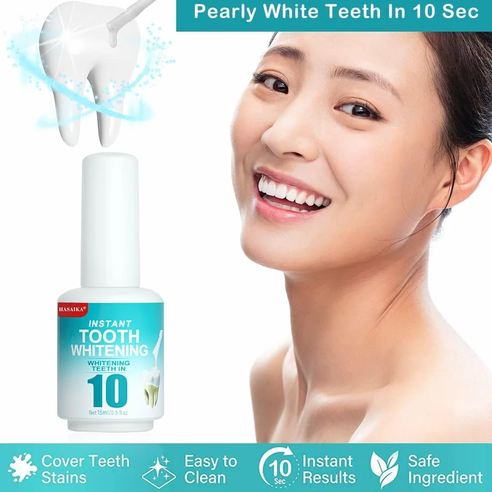 Vernice Sbiancante Istantanea per Denti Sensibili, Gel Delicato Bianco