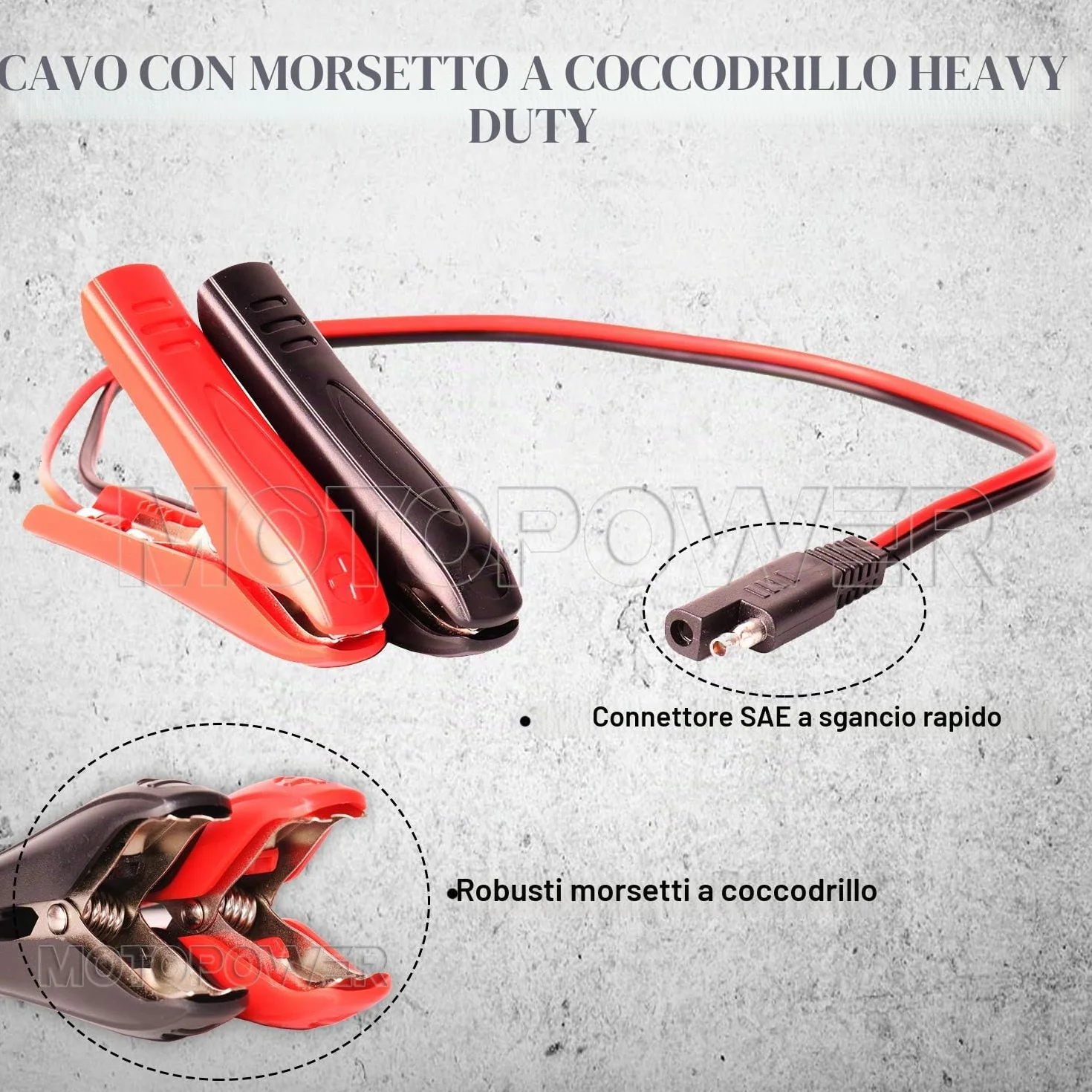 MOTOPOWER Caricabatterie Intelligente 6V/12V 4A Automatico Maintainer