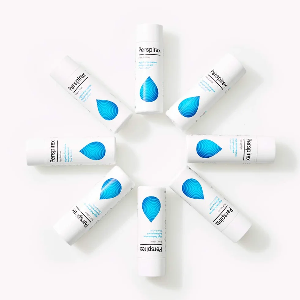 Perspirex Lozione Antitraspirante Piedi, Protezione 3 Giorni, 100ml