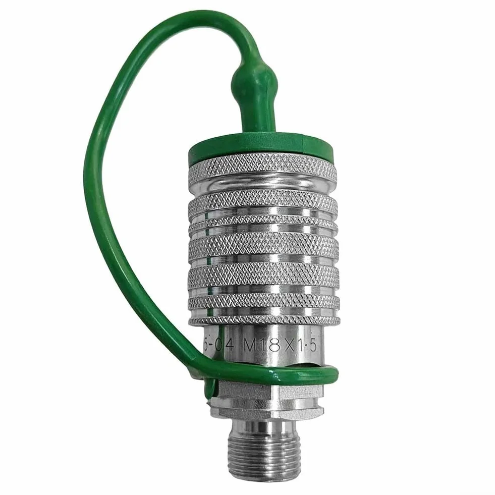 Presa idraulica dell'accoppiatore rapido AL172304 progettata per supporti idraulici ad alta pressione fino a 35MPa che soddisfano gli standard di sicurezza industriale per uso del trattore