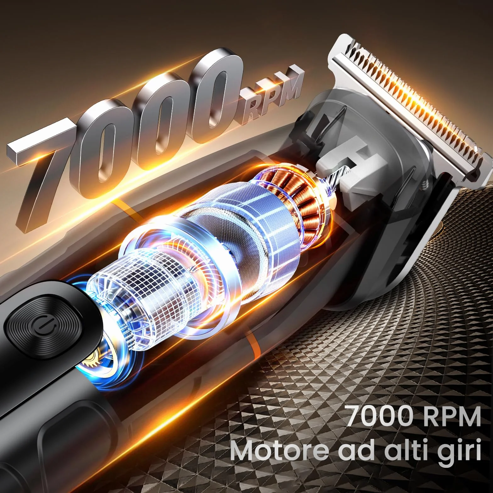 MAXGROOM 5 in 1 Rasoio Elettrico Corpo Uomo Kit, IPX6 Wet&Dry, Autonomia Prolungata