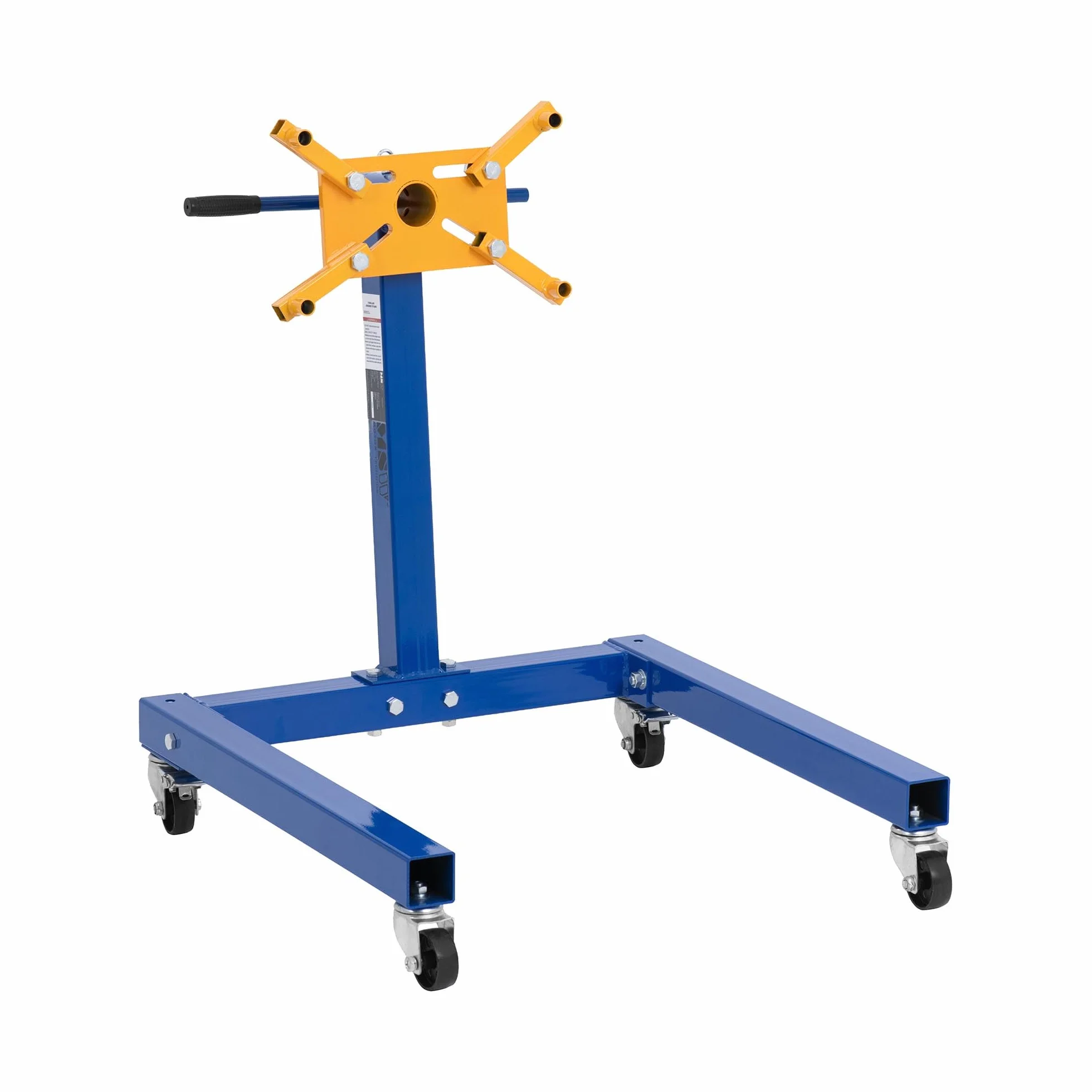 MSW Supporto Motore Fino a 680 kg, 4 Ruote girevoli, Piastra di Montaggio Girevole a 360°, Supporto Motore