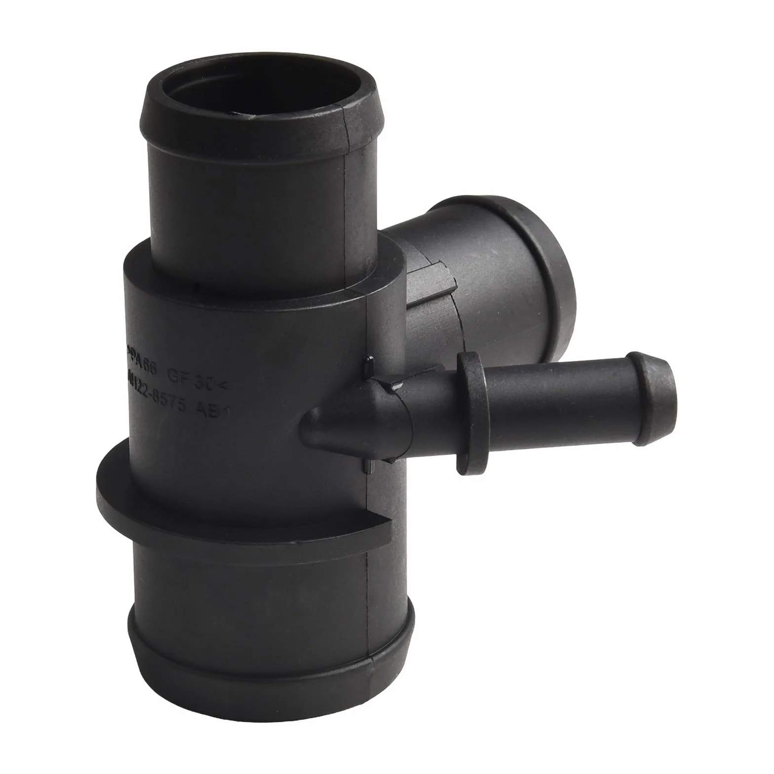 QOXEZY Connettore per tubo dell'acqua per modelli 2010-2016, alloggiamento termostato di ricambio con numero OEM LR025969 LR020126, per struttura in ABS resistente, nero