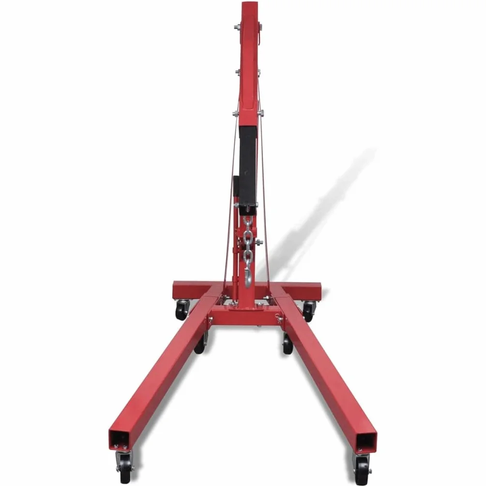 vidaXL Gru Idraulica Pieghevole Officina 2 TON 88,2 kg Sollevatore Martinetto