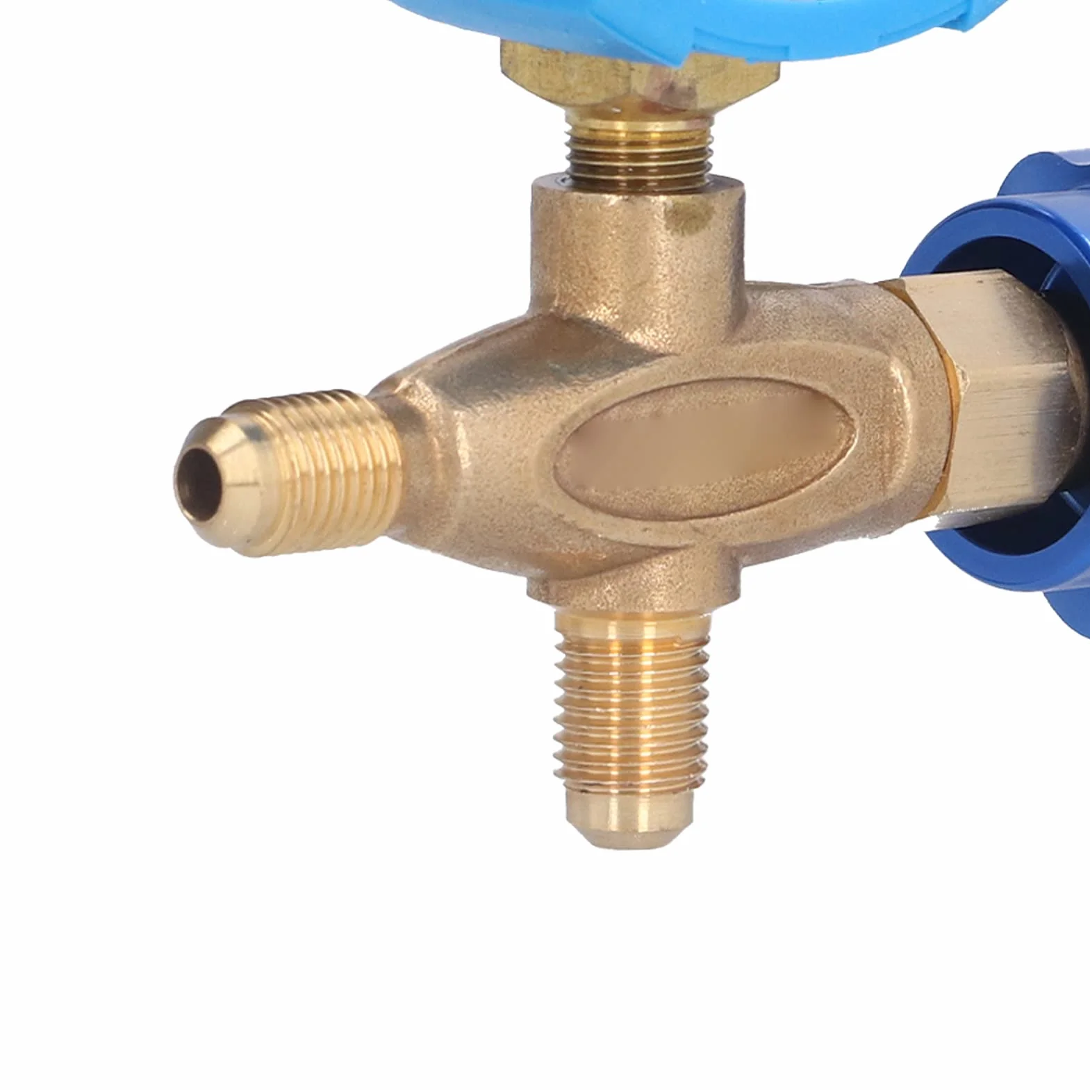Calibro Collettore delle Condizioni d'aria, Manometro a 1 Via del Refrigerante Diagnostico per R410A R22 R134A R404A