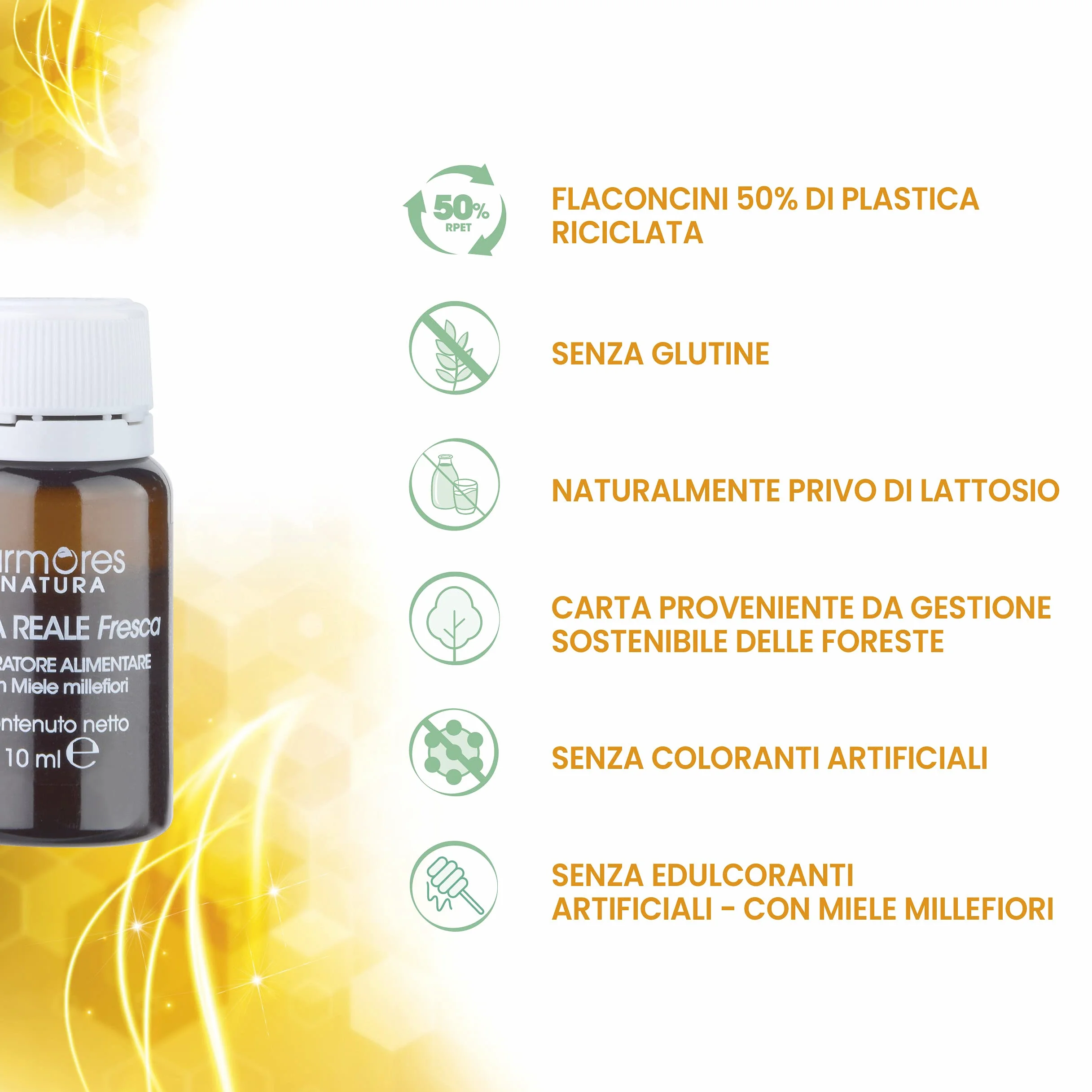 Armores Natura Armores Pappa Reale Fresca Integratore Per Vie Respiratorie 10 Flaconcini