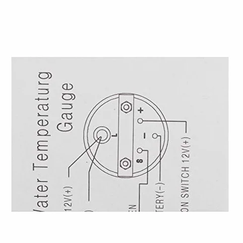 Kit indicatore triplo universale auto Temperatura acqua Volt Pressione olio