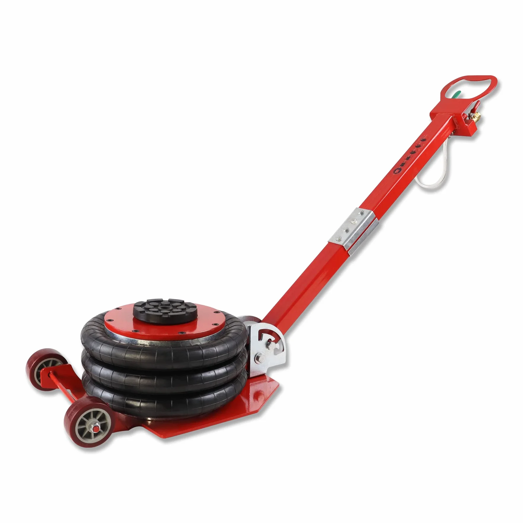 Froadp Martinetto Pneumatico per Auto Cric Pneumatica 3T 6600 Libbre Sollevatore con Impugnatura Regolabile Cuscino D'aria Cavalletto Rosso
