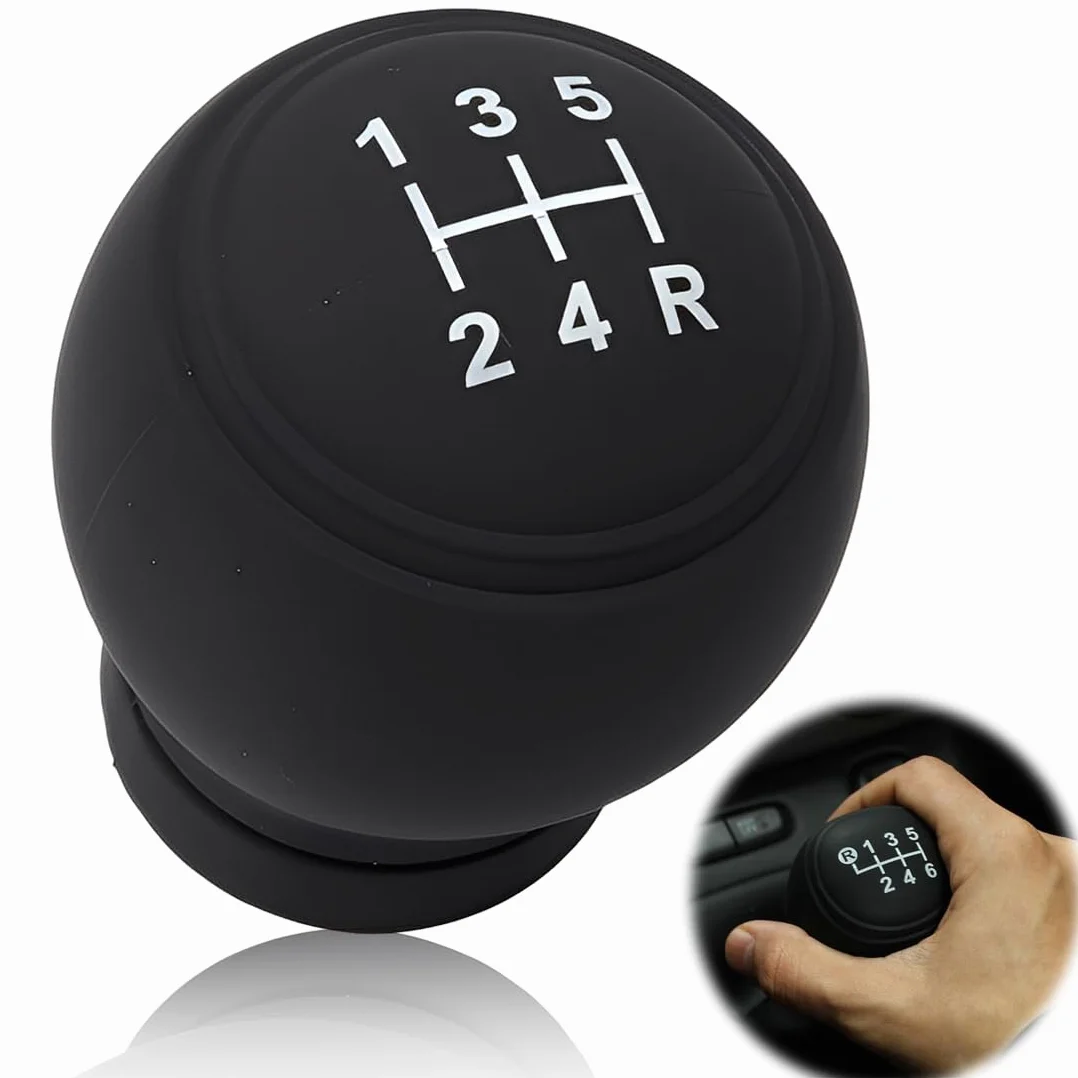 Auto Pomello Cambio 5 Marce Universale,Copertura in Silicone Antiscivolo Della Leva Resistente All'usura,Copri Pomello Cambio Auto,Pomello Cambio Universale,1 Pcs(Stile A)
