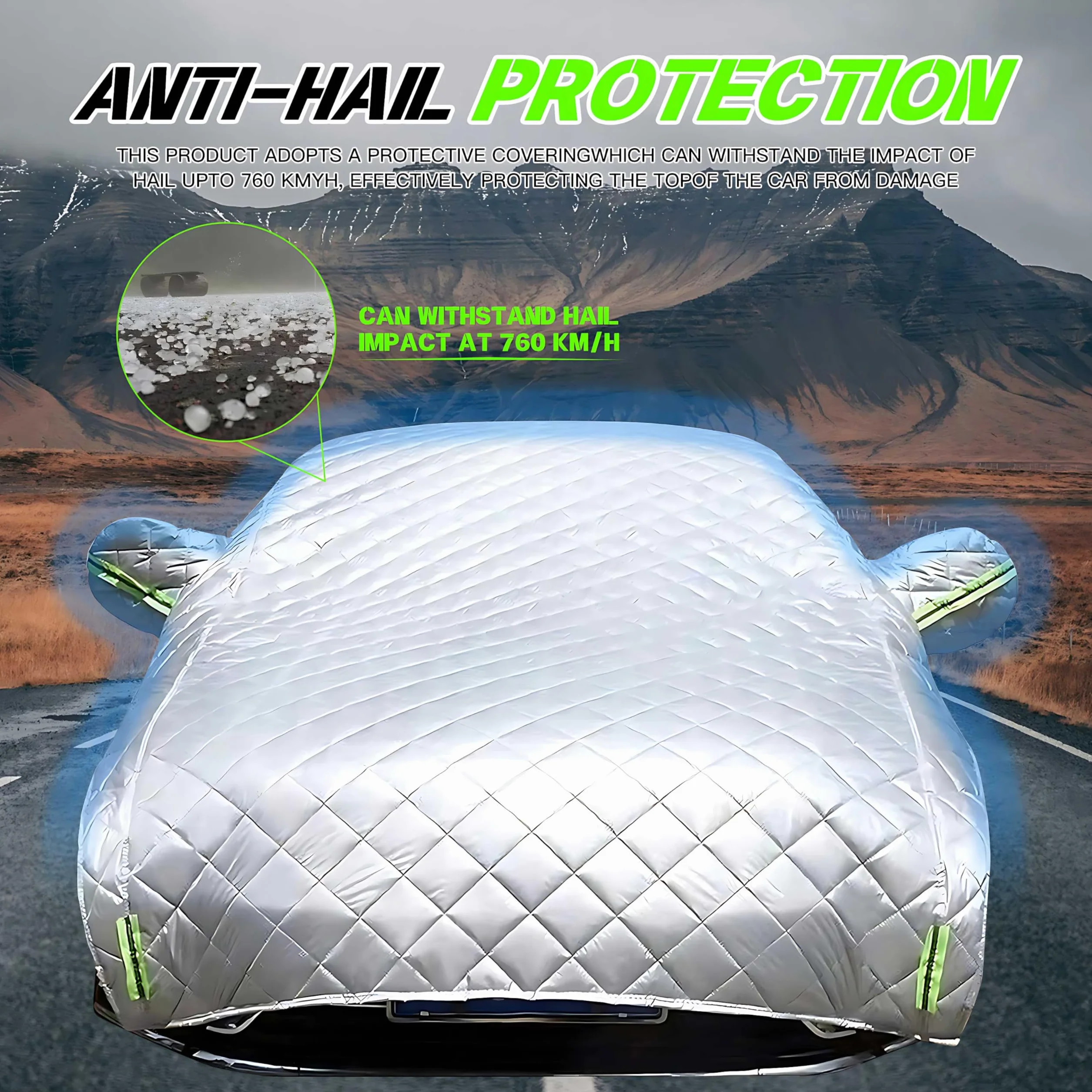 Telo Antigrandine Per Auto Per Suzuki Vitara 2015-2023 2024,Copri Auto Anti Grandine,Telo Grandine Imbottito,Coperture Per Carrozzeria Antigrandine-379Tdf