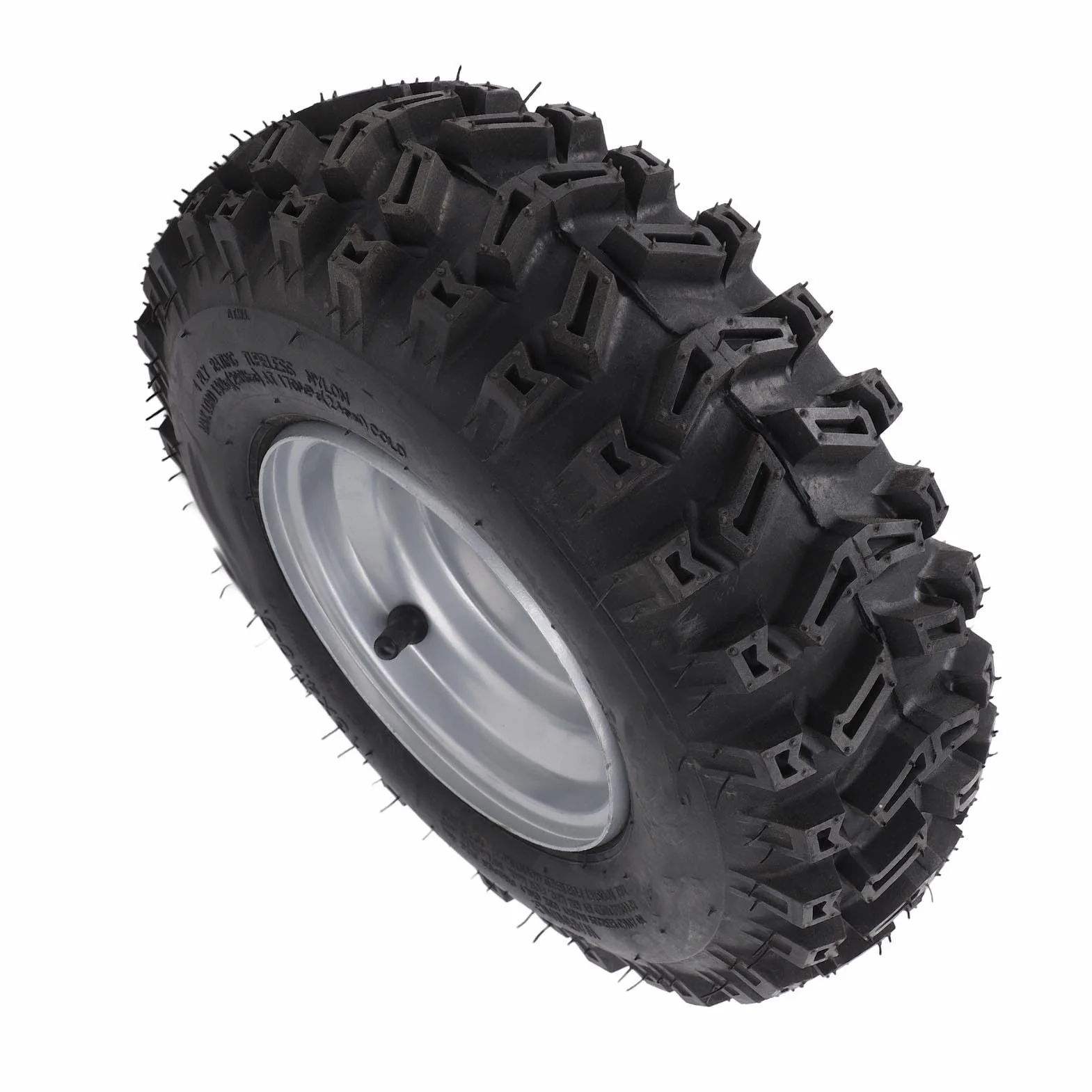Tbest 13x4.1 6 Pneumatici Pneumatici Tubeless in Lega di Alluminio con Cerchioni in Gomma Antideflagrante per ATV Quad Off Road Carrello Go Kart Ruote Durevoli Ad Alte Prestazioni in