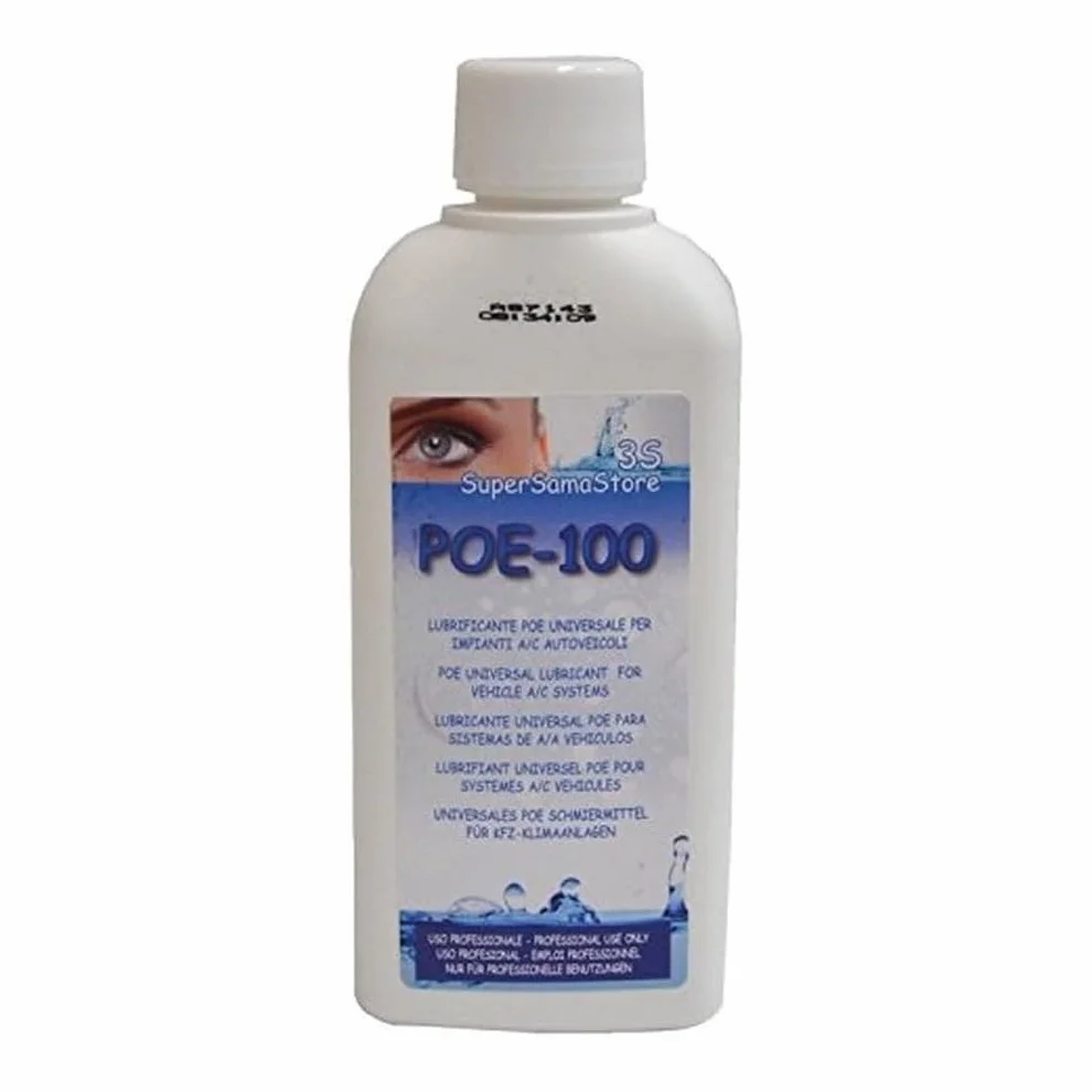 3S SuperSamaStore Olio Lubrificante Poe 100 per Climatizzazione e Refrigerazione, Flacone 250 Millilitri
