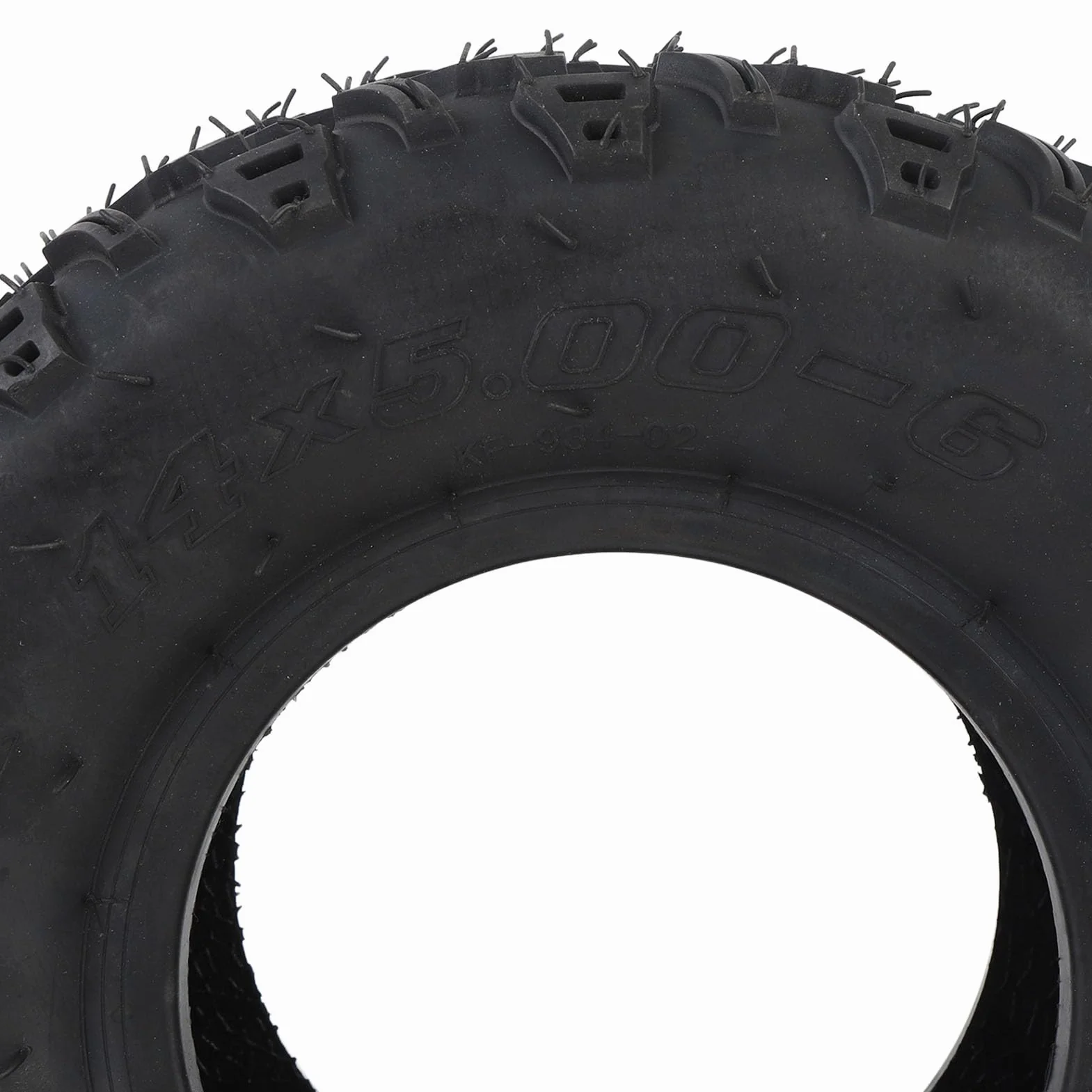 Pneumatico 14x5.00-6 Ruota Anteriore con Cerchione in Gomma Tubeless per ATV Quad Off Road Go Kart Cart Mini Bike
