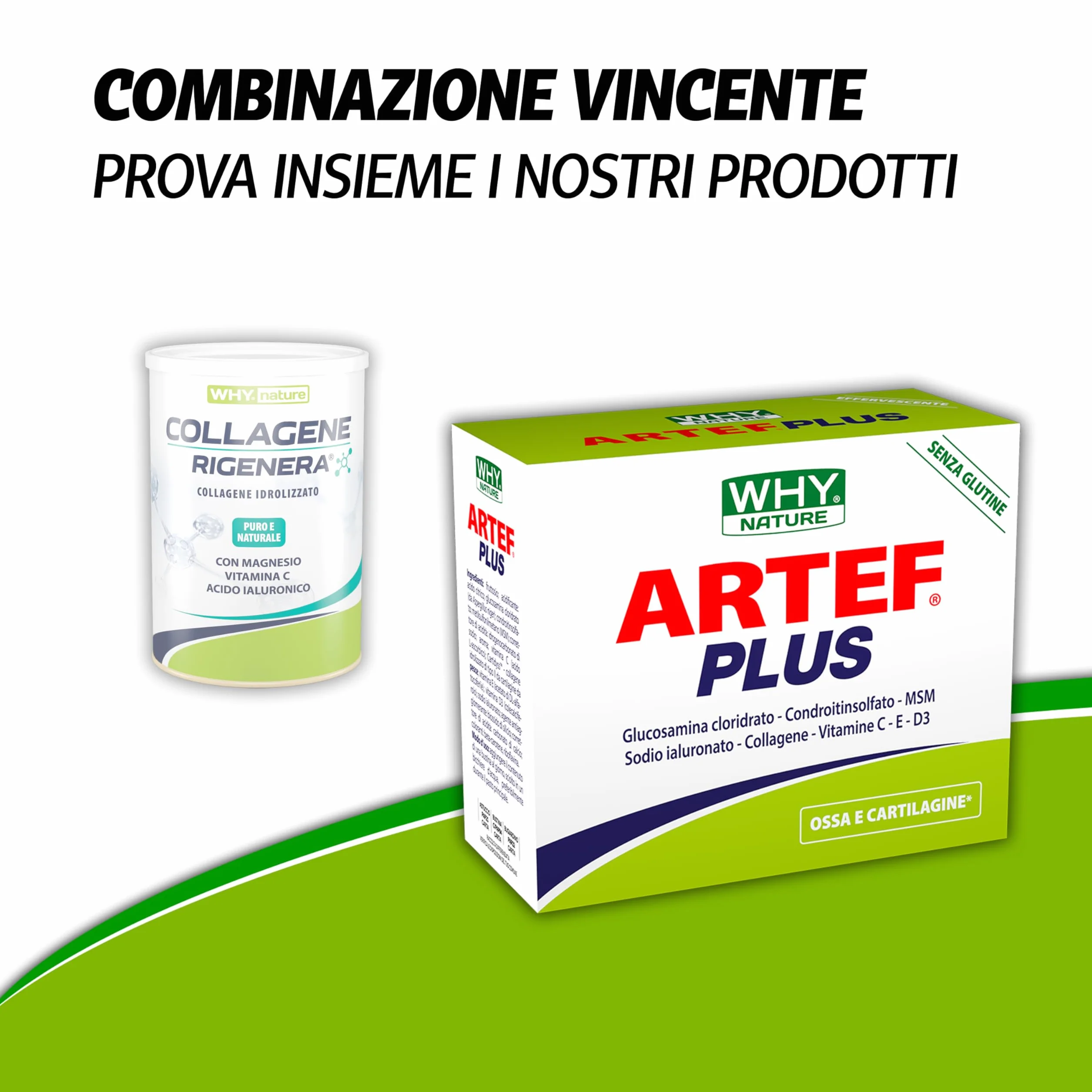 WHY NATURE COLLAGENE RIGENERA Collagene Idrolizzato Puro e Naturale Magnesio Vitamina C Acido Ialuronico Gusto Neutro 330gr