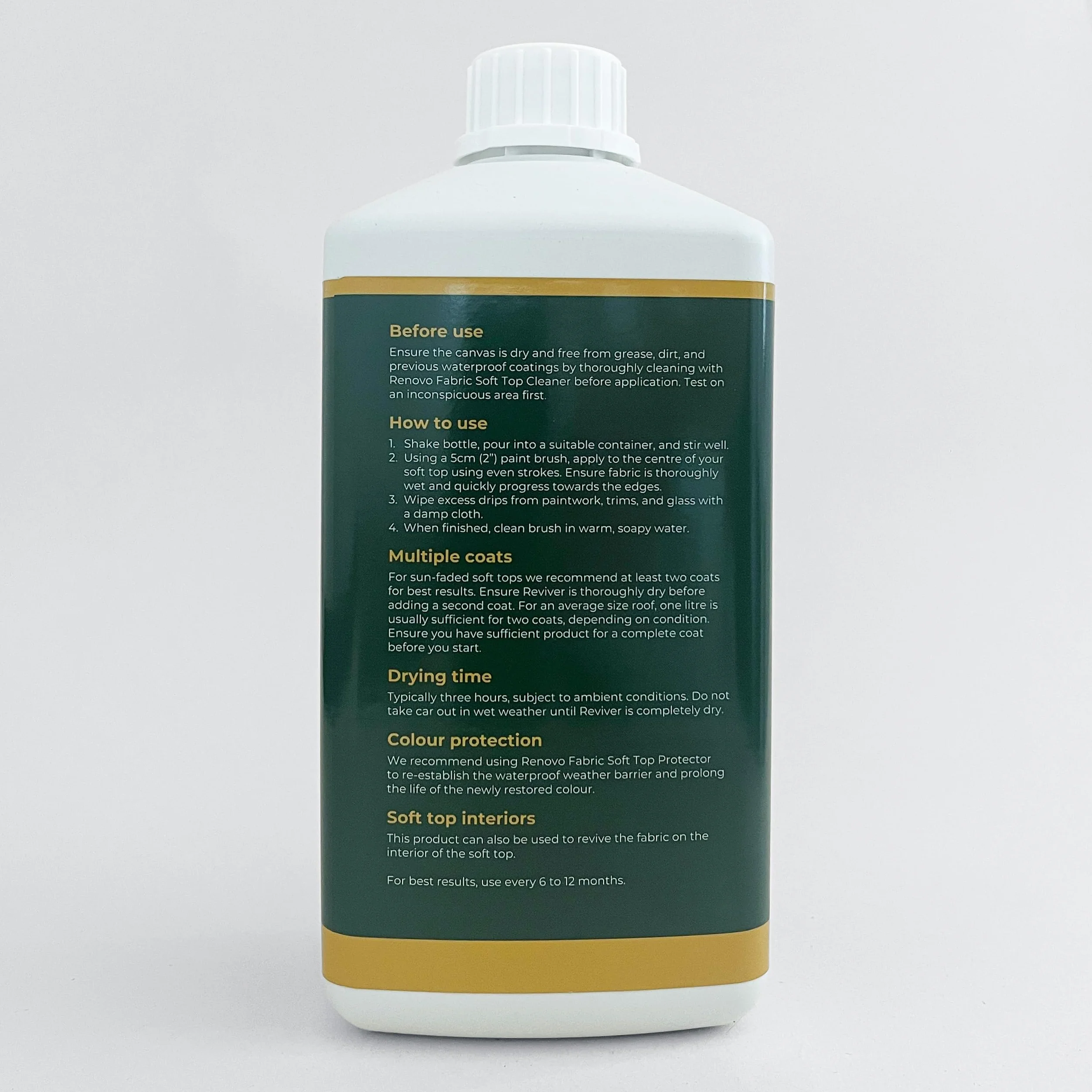 Soft Top Reviver Dark Blue 1 LTR