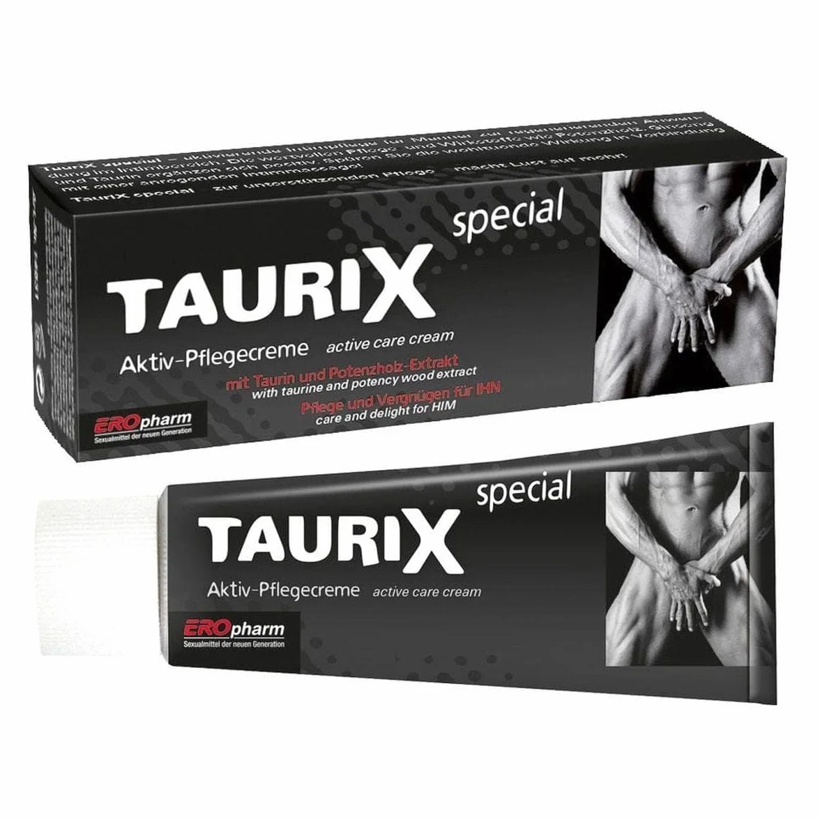 JOYDIVISION EROpharm TauriX Special pomata per pene e testicoli con taurina 40 ml crema attivante zona intima