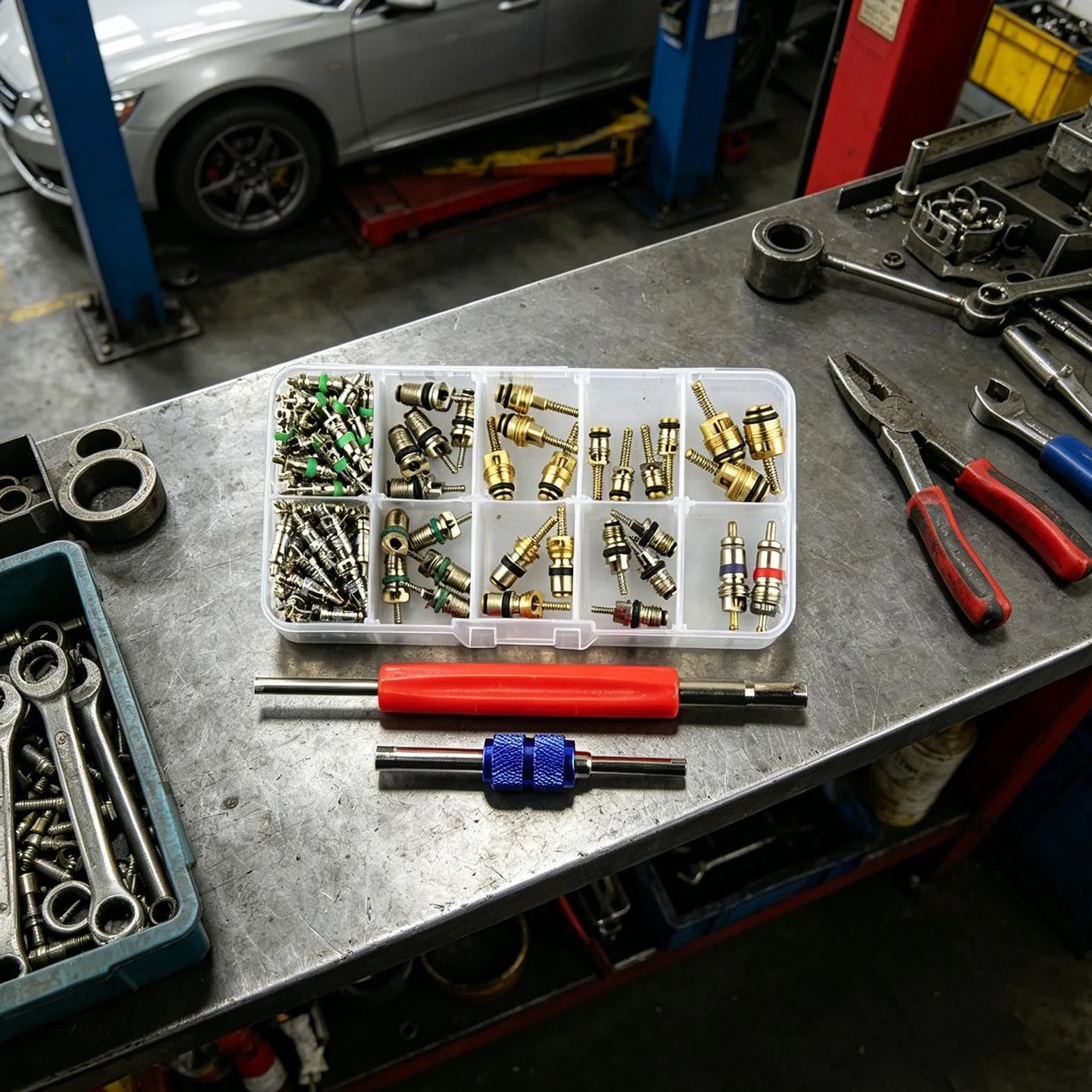 Kit di riparazione del nucleo della valvola CA per autoveicoli