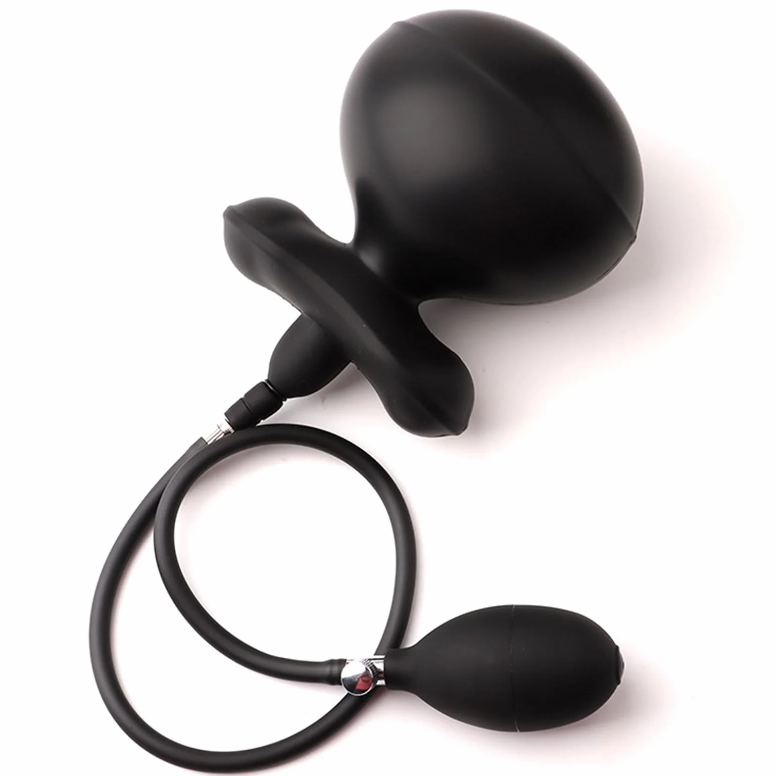 Bavaglio gonfiabile in silicone per BDSM fetish mouth gag ball