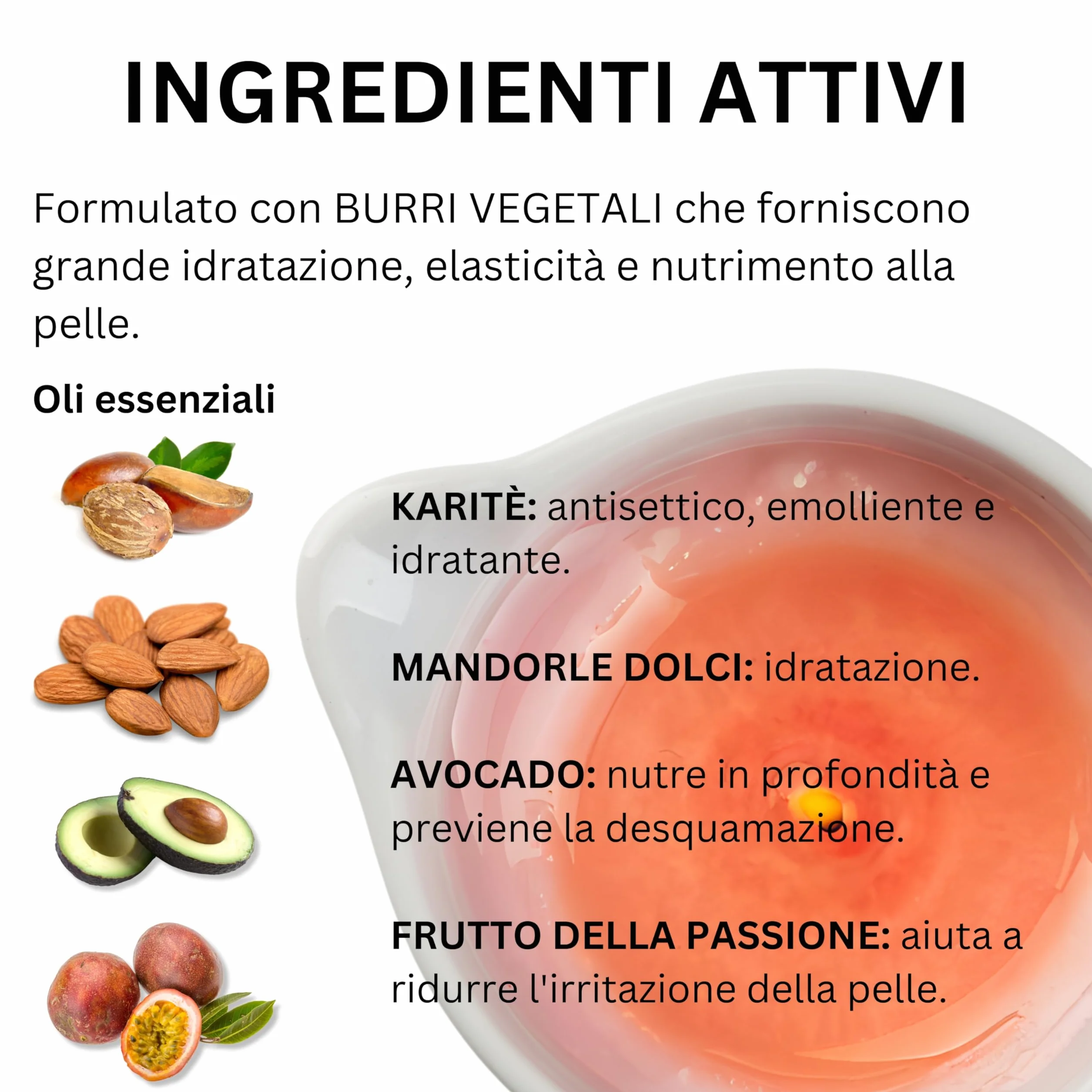 BEAUTY IMAGE Candela Massaggio Grande Frutto della Passione 80 g Olio Caldo Massaggi Professionali