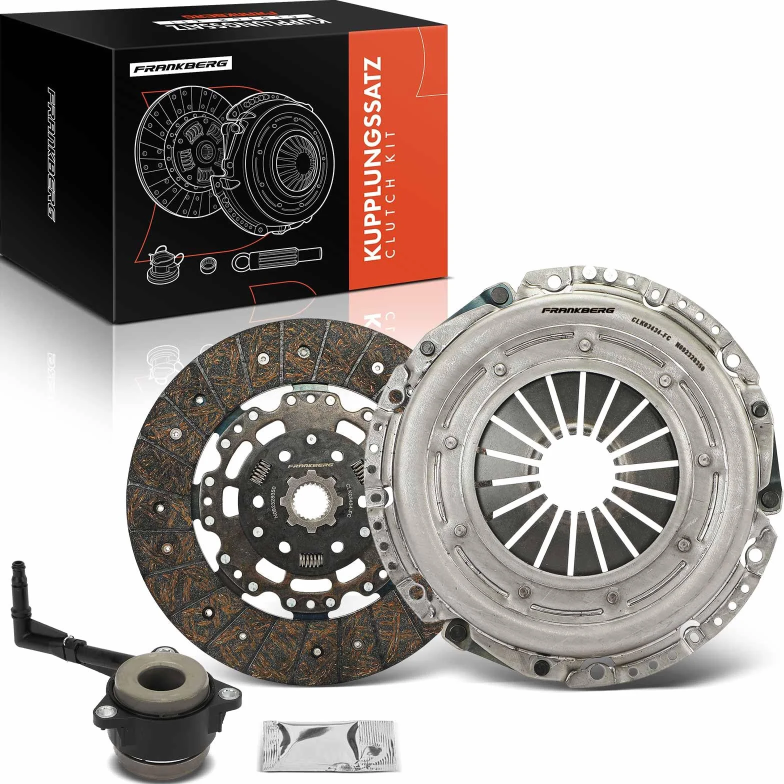 Frankberg Frizione Set frizione Compatibile con S.h.a.r.a.n 7M6 7M8 7M9 Galaxy WGR A.l.h.a.m.b.r.a 7V8 7V9 TT 8N3 TT R.o.a.d.s.t.e.r 8N9 Replace# 06A141031Q