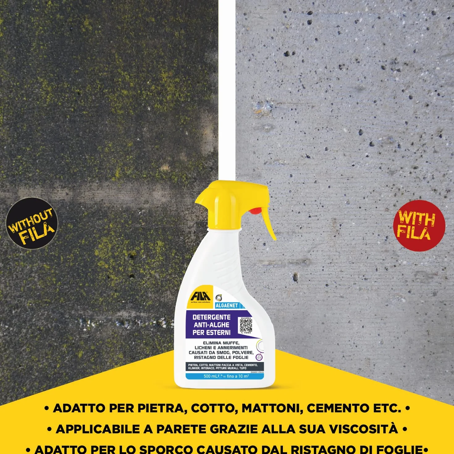 FILA Surface Care Solution ALGAENET Detergente Anti-Alghe 500ml