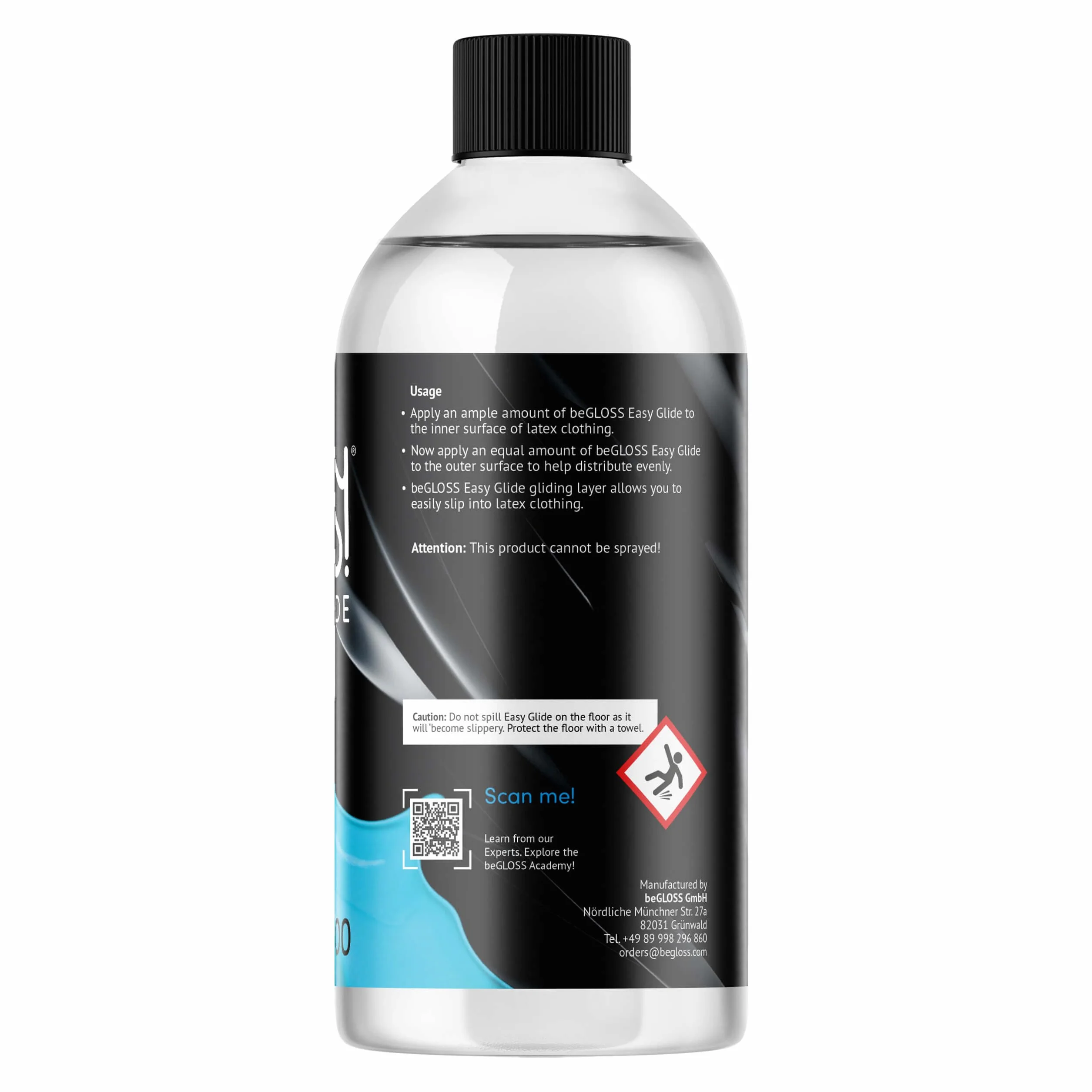 Begloss Easy Glide 500 ml Latex Dressing Aid Gomma e Latex