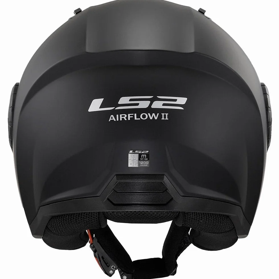 LS2, Casco Moto Jet AIRFLOW SOLID Matt Black, M
