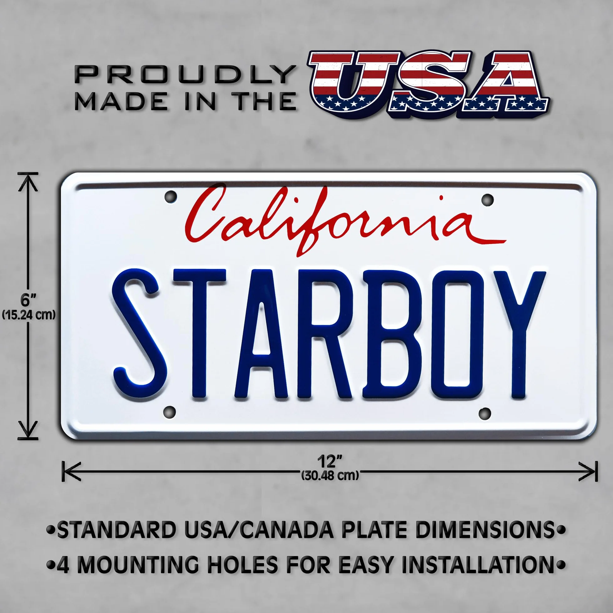 Celebrity Machines The Weekend ft DaftPunk | Targa in metallo STARBOY