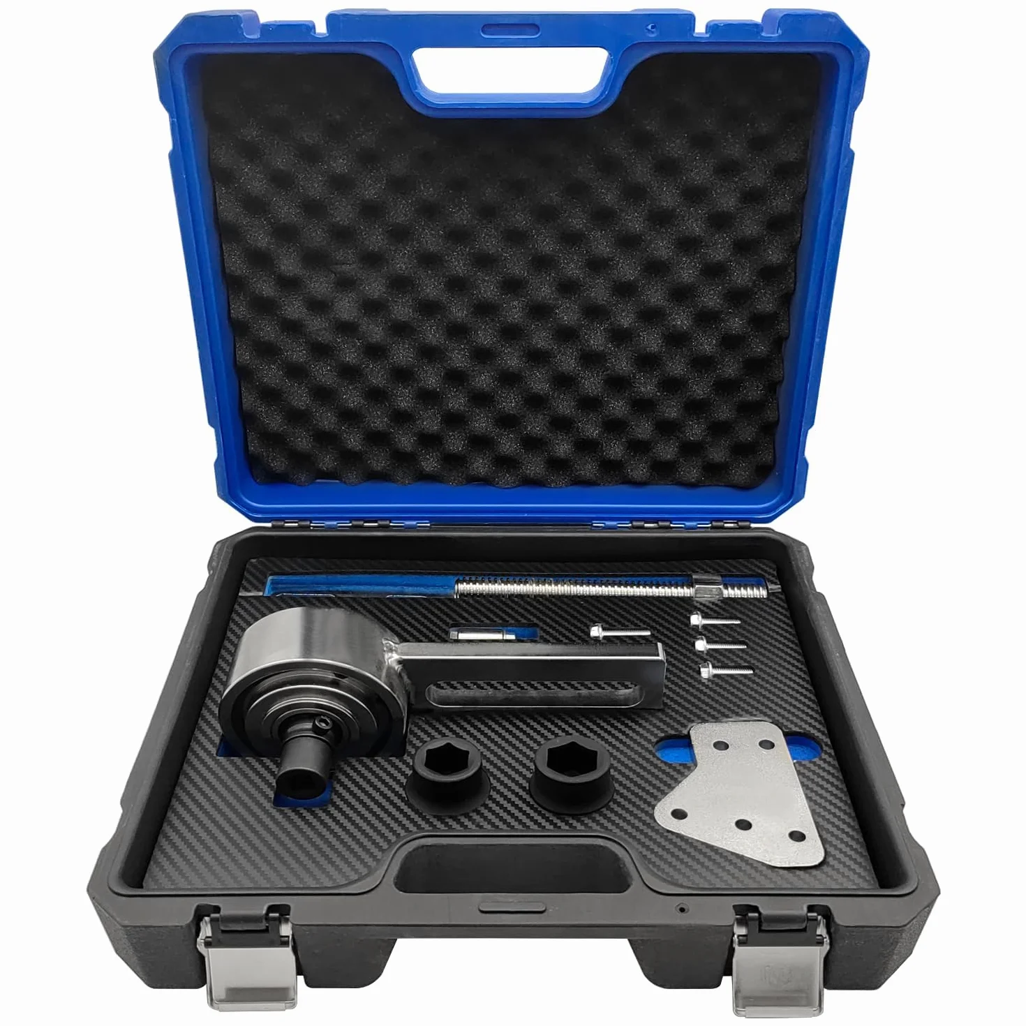 ZKTOOL Strumento di rimozione della puleggia della cinghia dell'albero motore del motore, compatibile con Ford 1.0T ECOBOOST, strumento di regolazione della puleggia, 303-1611 303-1611-01 303-1611-02