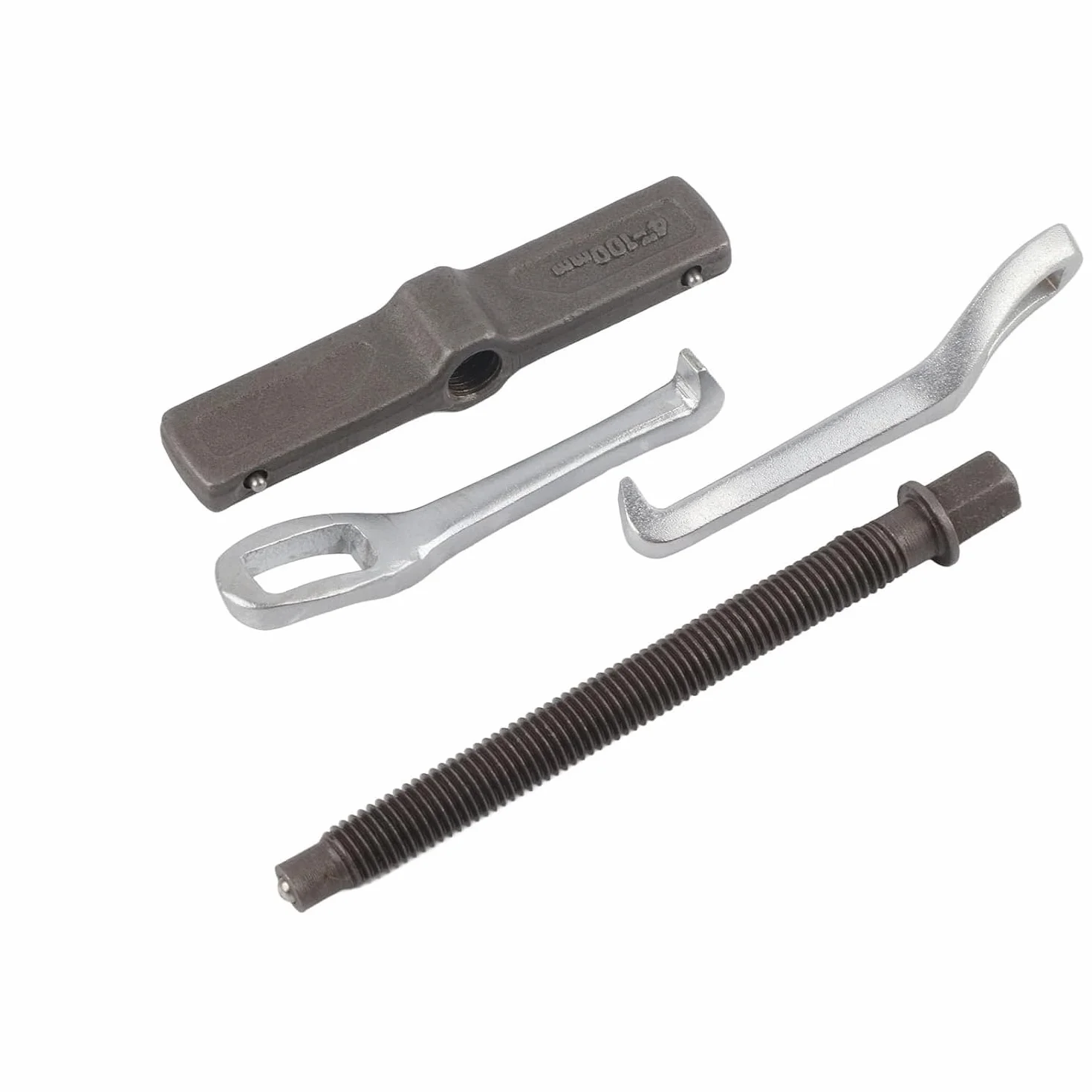 Estrattore a 2 Bracci da 100mm, Rinforzato Estrattore Universale a 2 Griffe, Estrattore per Cuscinetti a 2 Ganasce per Rimuovere la Puleggia e Il Cuscinetto del Volano (Acciaio al Carbonio)
