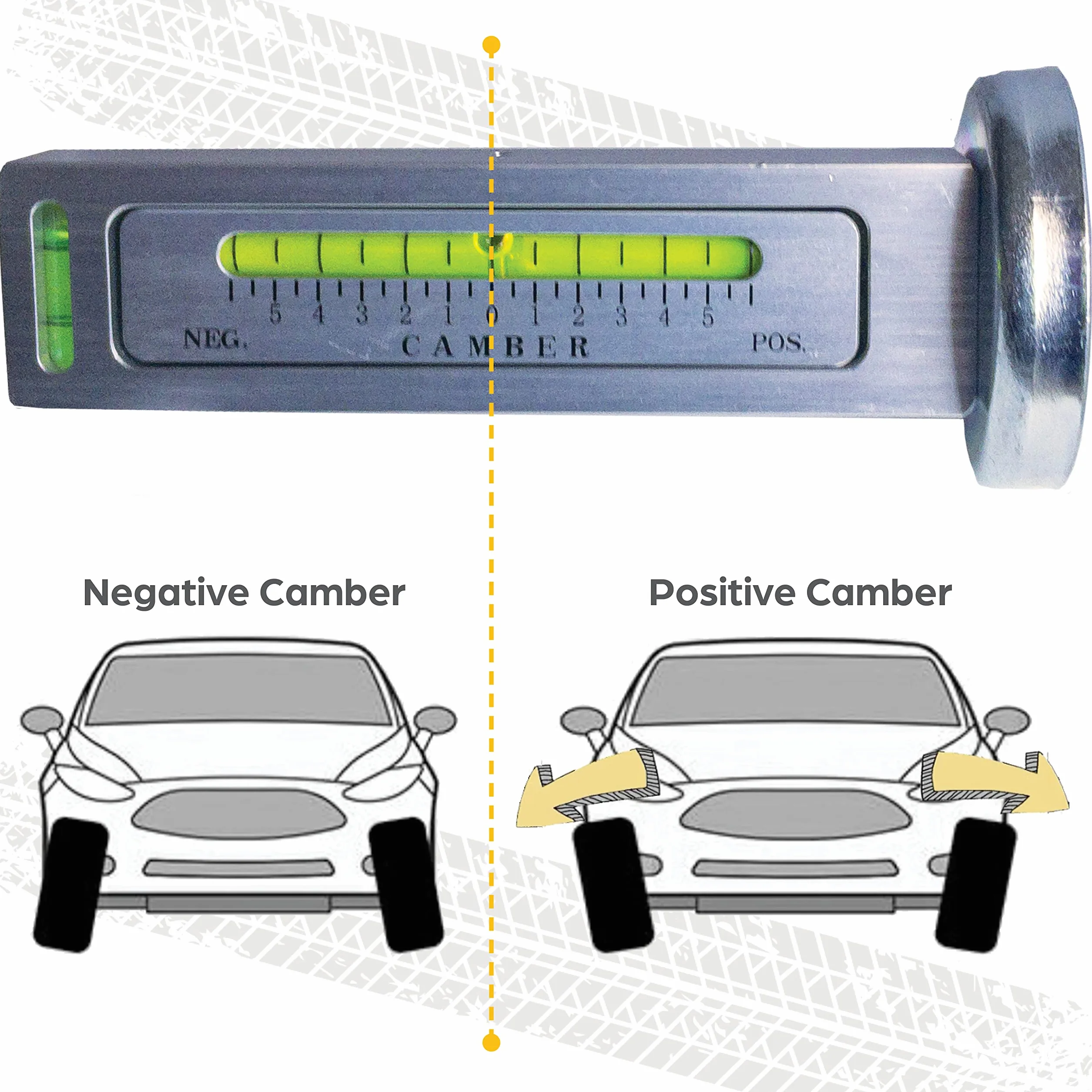 AutoSolo Adattatore per Livella Camber Allineamento Ruota Auto Fai-da-Te