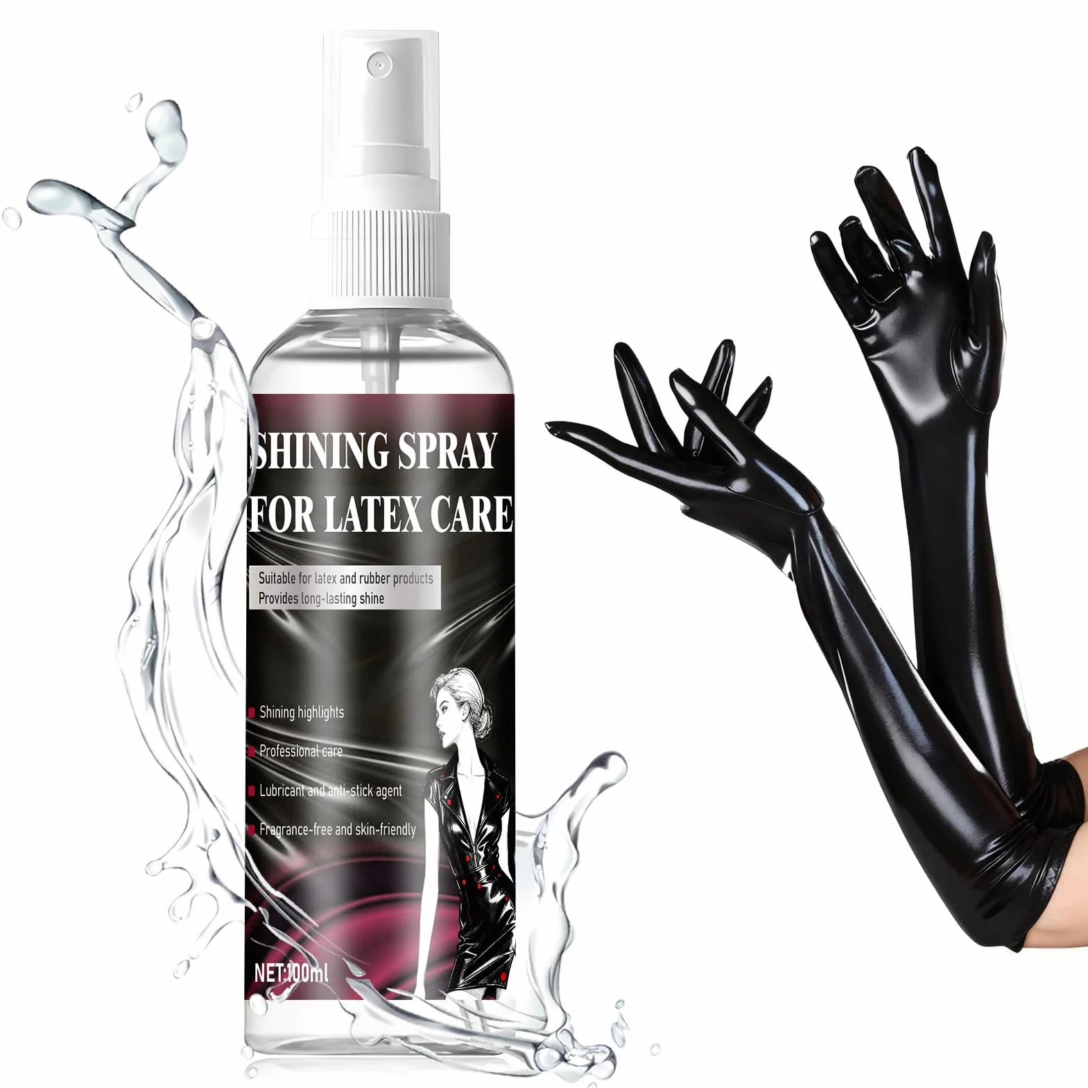 Perfect Latex Shine Polish High Gloss Lubricant for Latex Rubber Care
