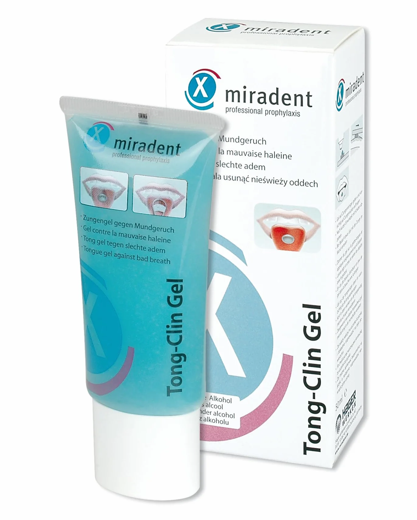 Miradent Tong-Clin Gel detergente per lingua 50 ml