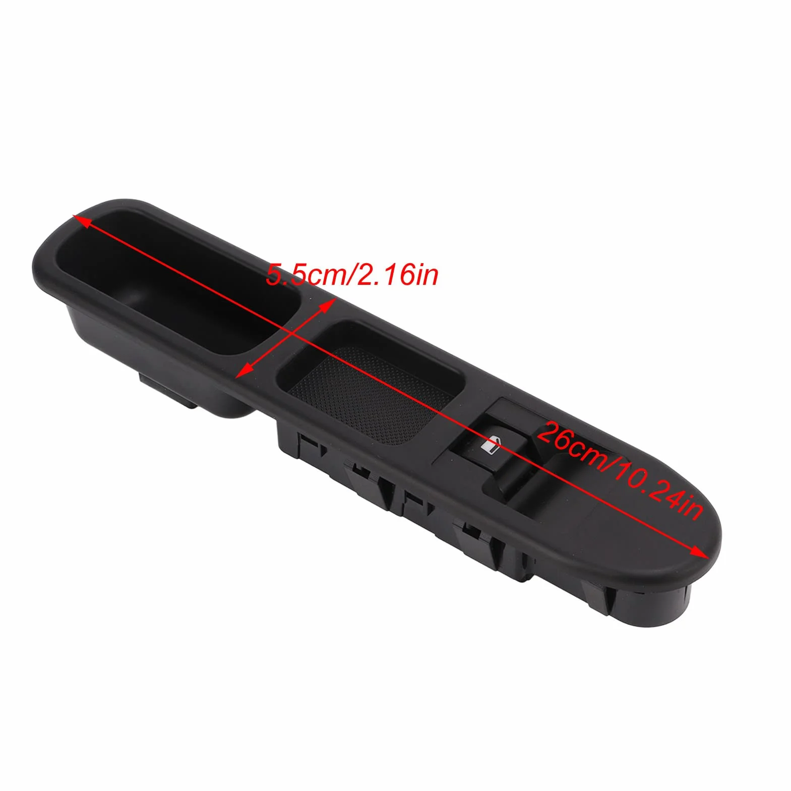 Interruttore Alzacristallo Elettrico Passeggero Anteriore Destro, Pulsanti Finestrino 6490.HQ Sostituzione Durevole in ABS Per PEUGEOT 207