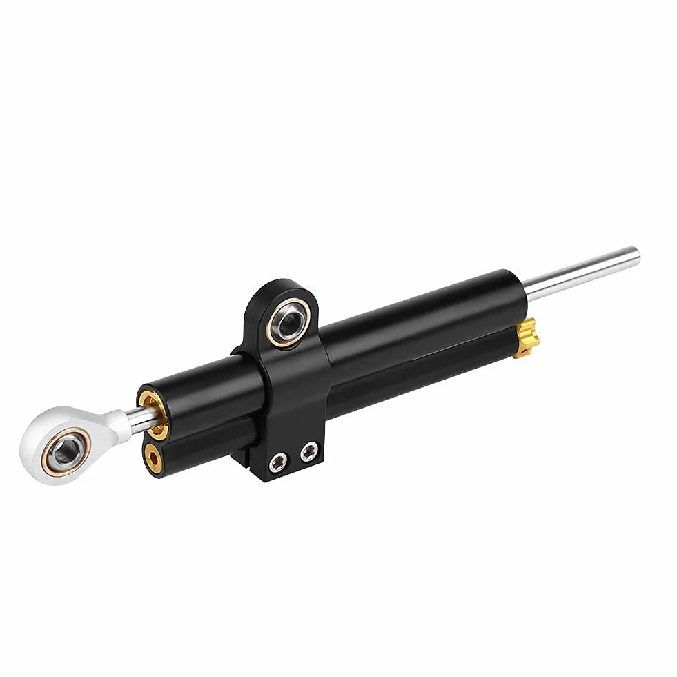 Staffa Per Faretti Moto - Stabilizzatore Ammortizzatore Di Sterzo Universale CNC Regolabile, Adatto Per RD 350