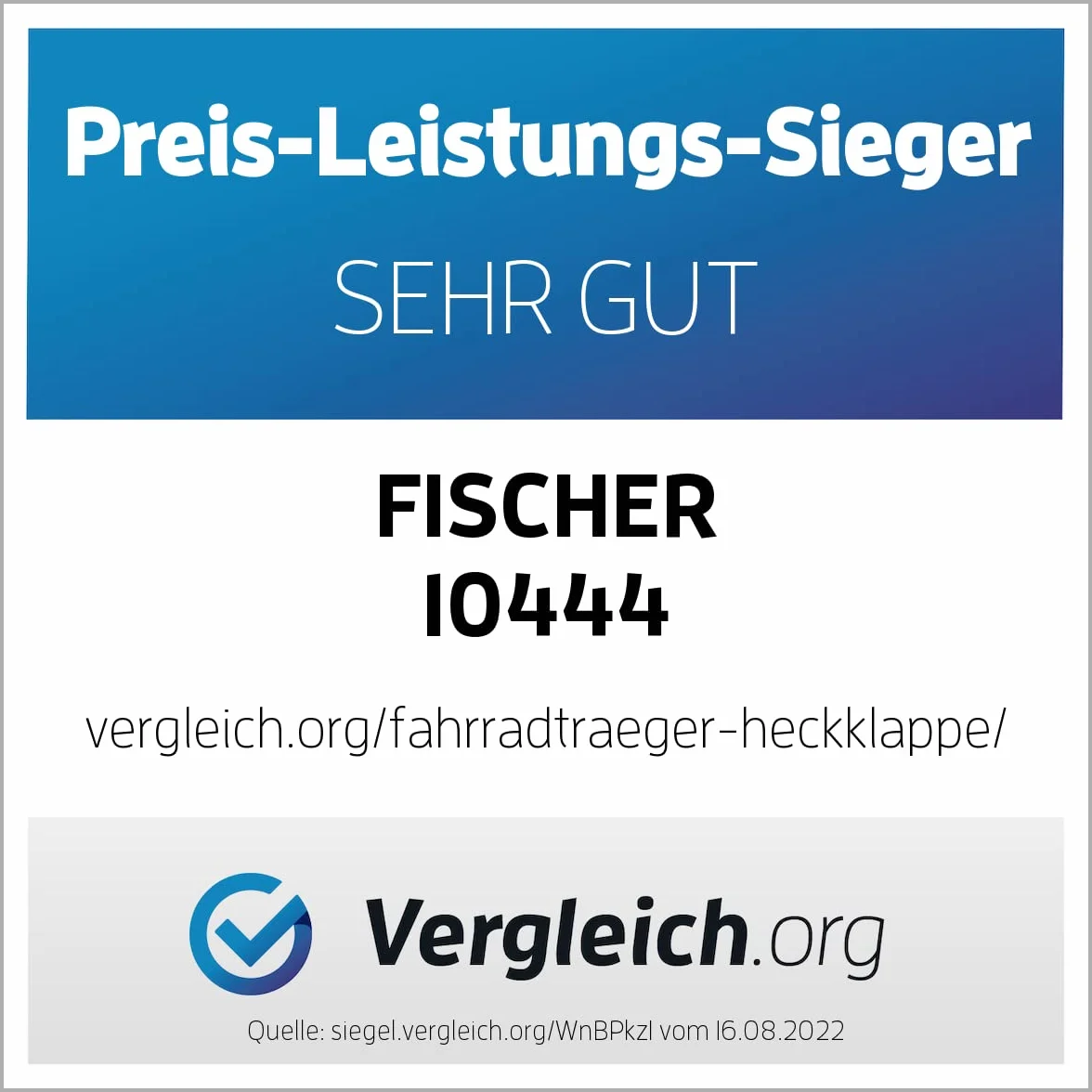 Fischer Portabici Posteriore Montaggio per Bagagliaio
