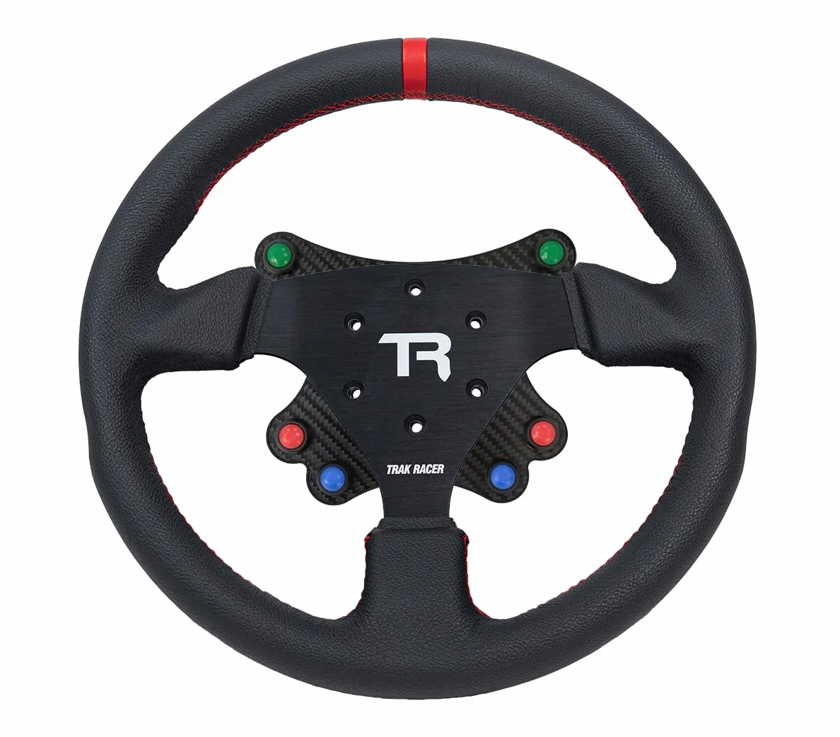 Volante Trak Racer Trak Rally 330 mm pelle sintetica compatibile Fanatec Cube Controls Apex 6x70 mm 3x50 mm