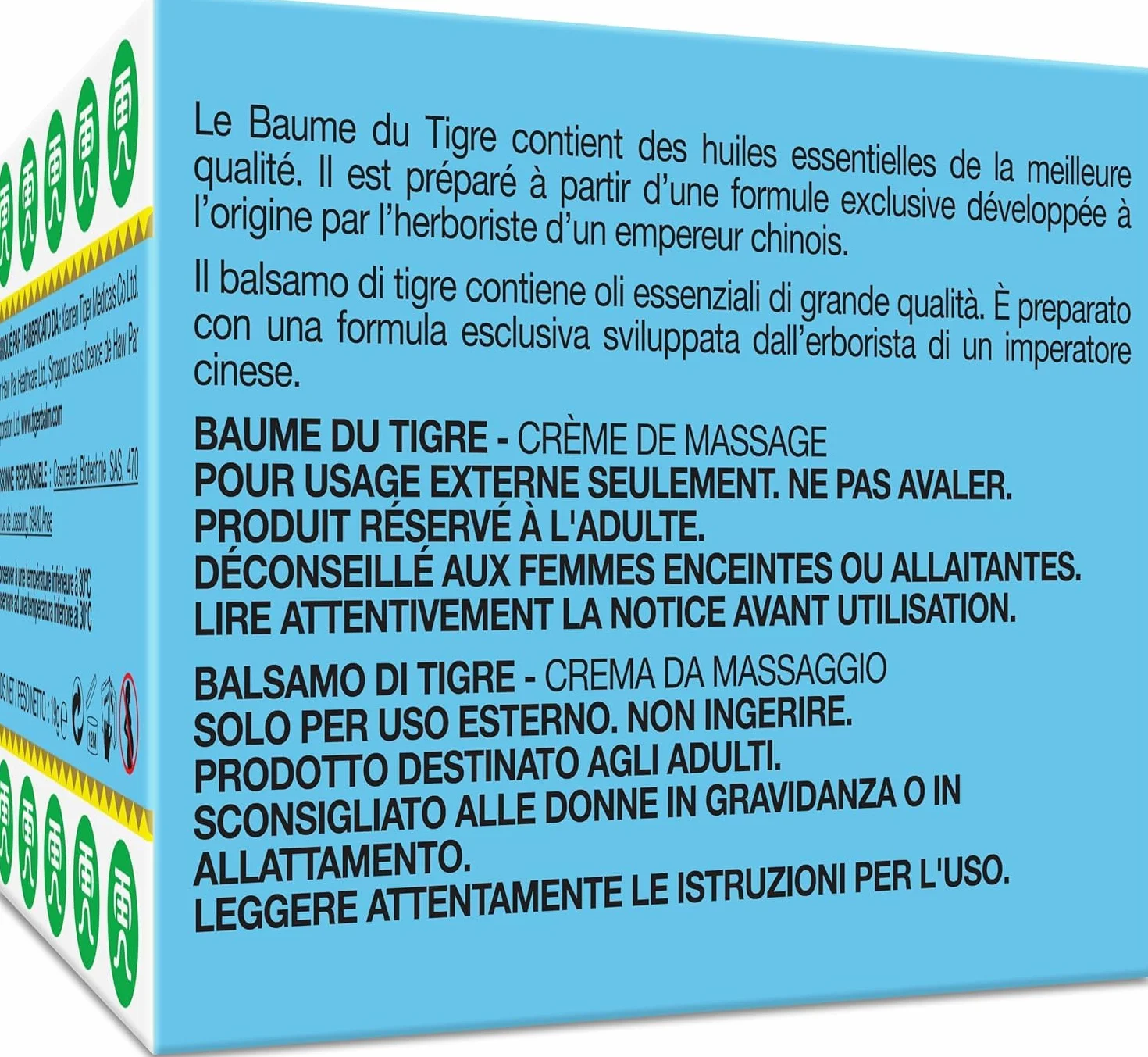 Balsamo di tigre bianco