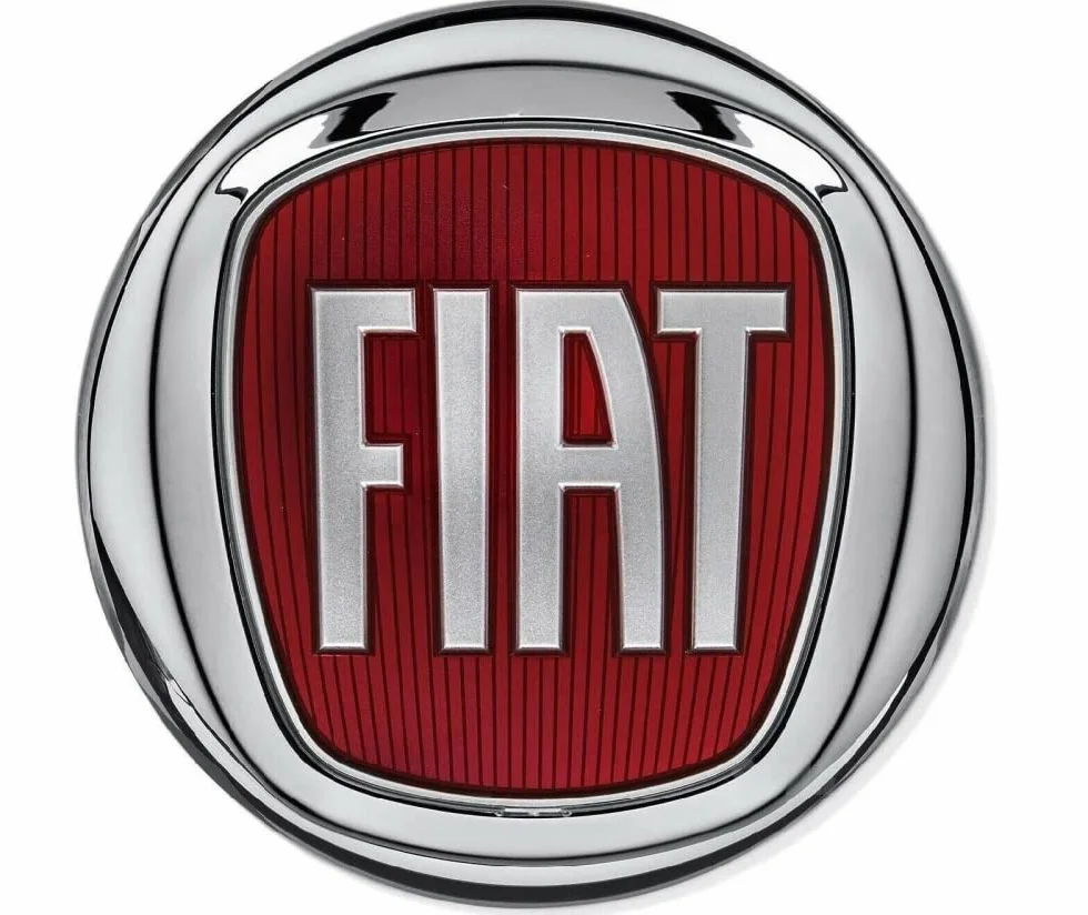Fiat Fregio Stemma Logo Rosso 500 Punto Multipla Panda dal 2012 Croma Posteriore 95 mm NO GRANDE PUNTO NO PUNTO EVO