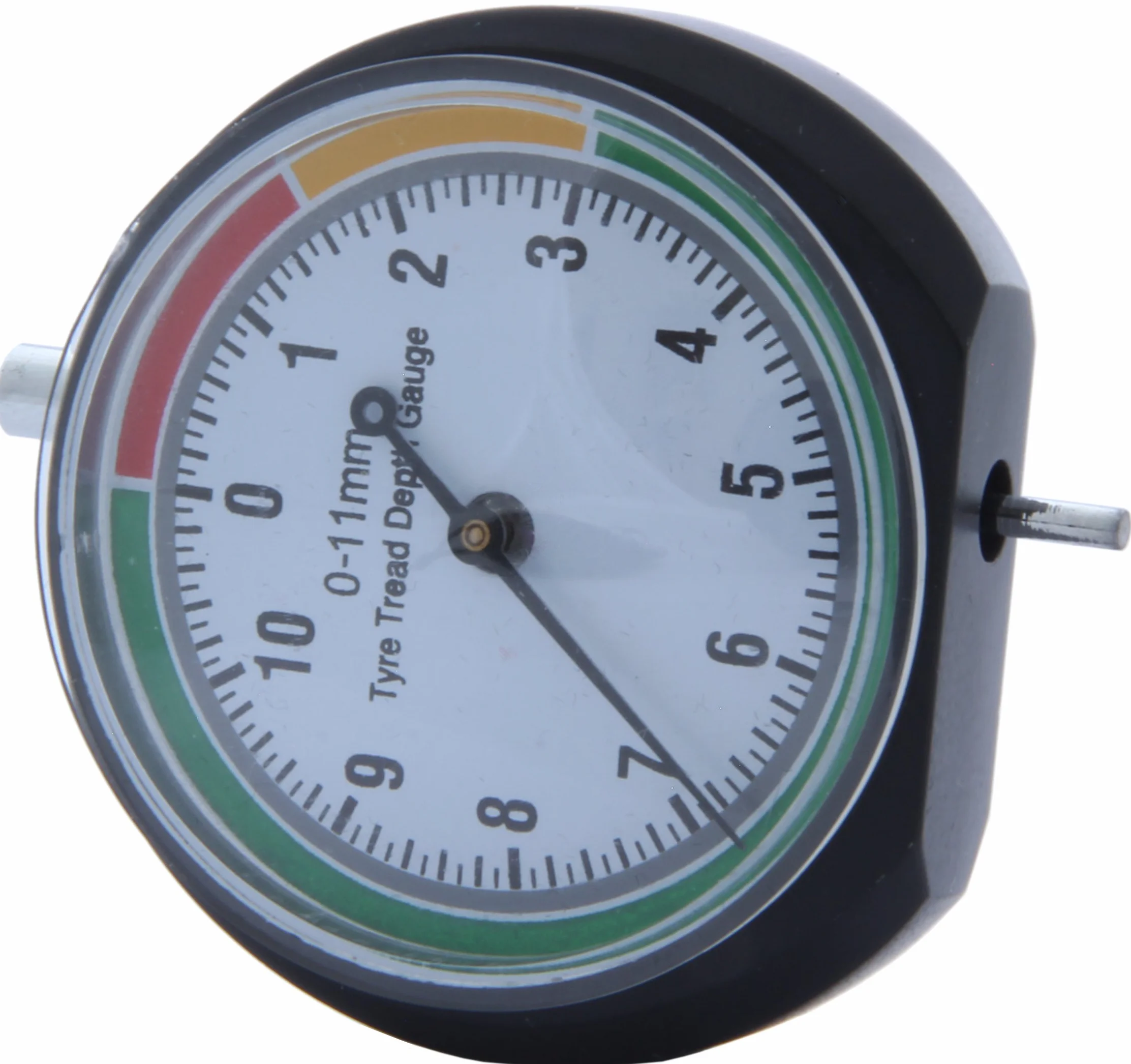 VERGO Manometro Profondità Battistrada 0-11mm 44mm Quadrante per Auto Moto