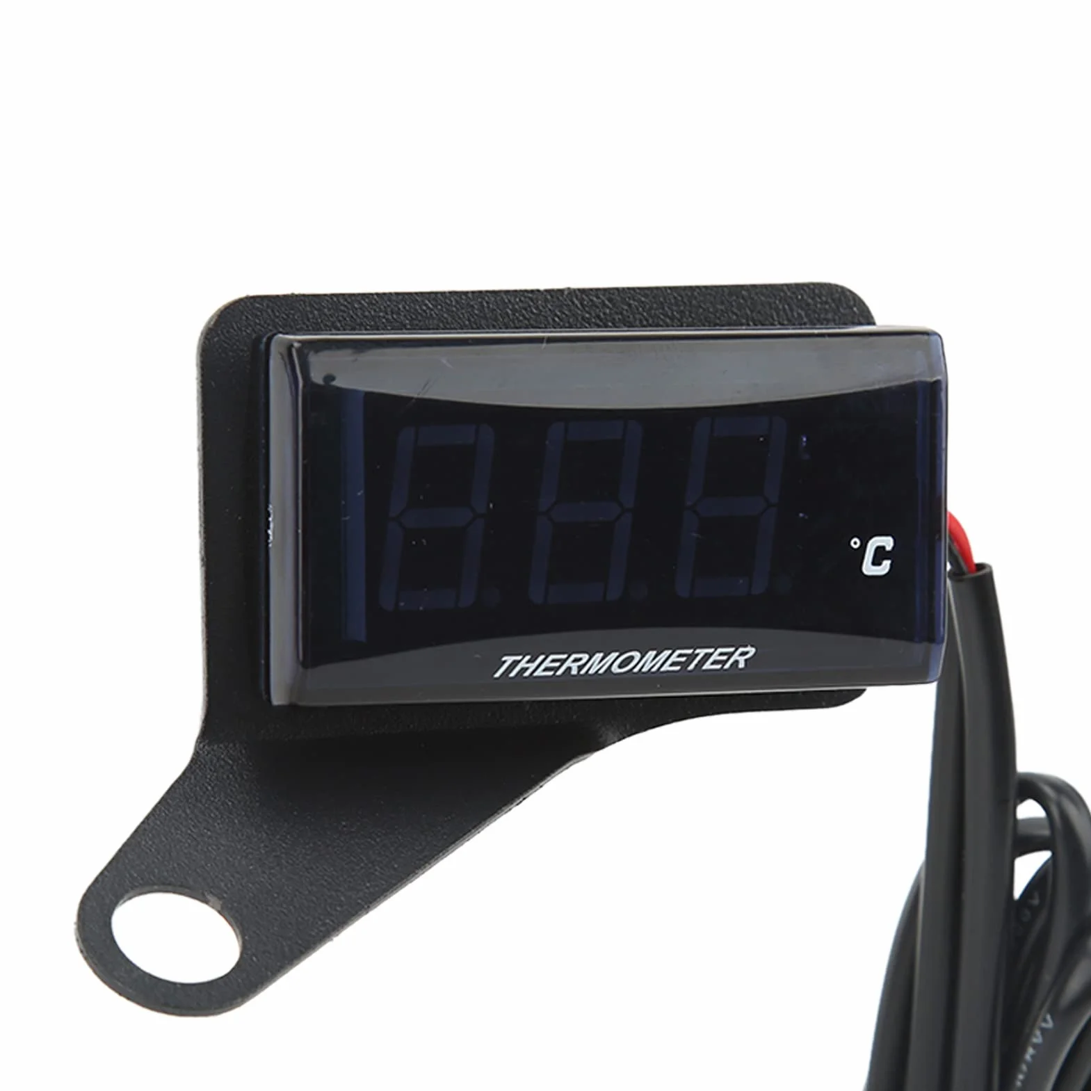 Misuratore di temperatura dell'acqua LCD sottile universale DC12V per gli appassionati di moto con display di definizione (Green Backlight)