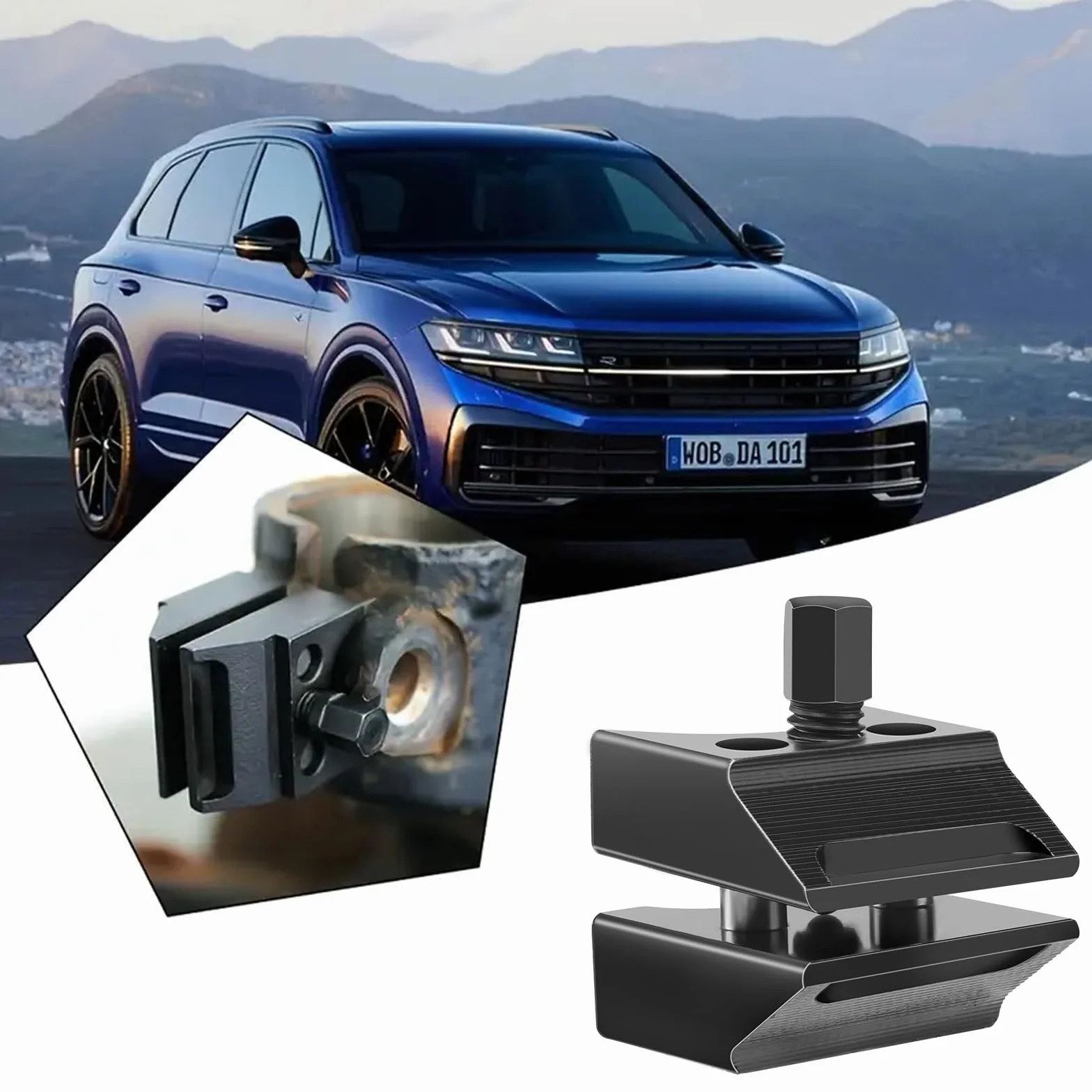 DarkWish Divaricatore per Ammortizzatori Auto Universale - Attrezzo Separatore a Doppia Testa per Sospensioni Macpherson - Max 13Nm, 5.0-10.5mm - Compatibile con VW, Audi, BMW, Ford
